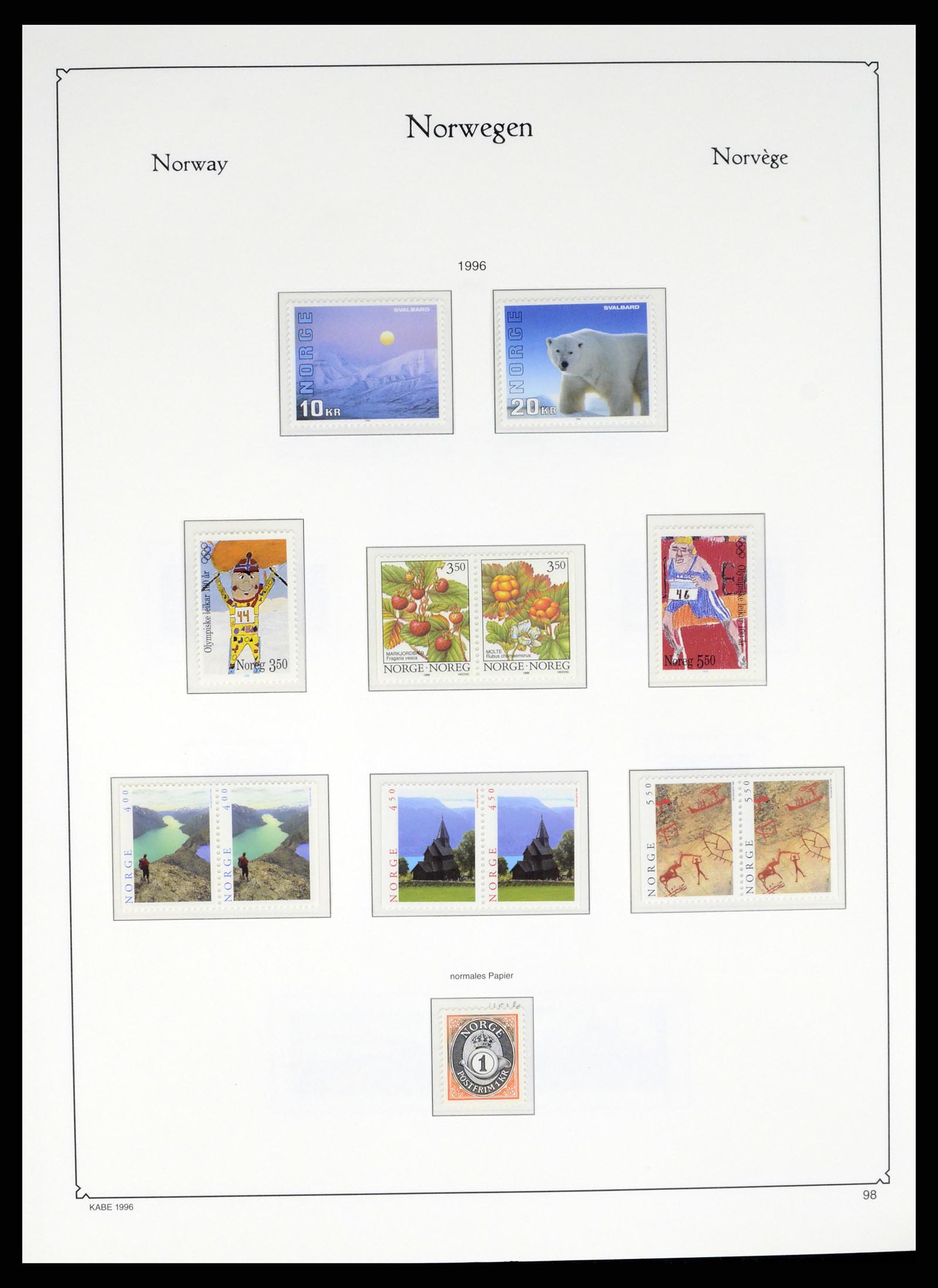 37788 109 - Stamp Collection 37788 Norway 1855-2006.