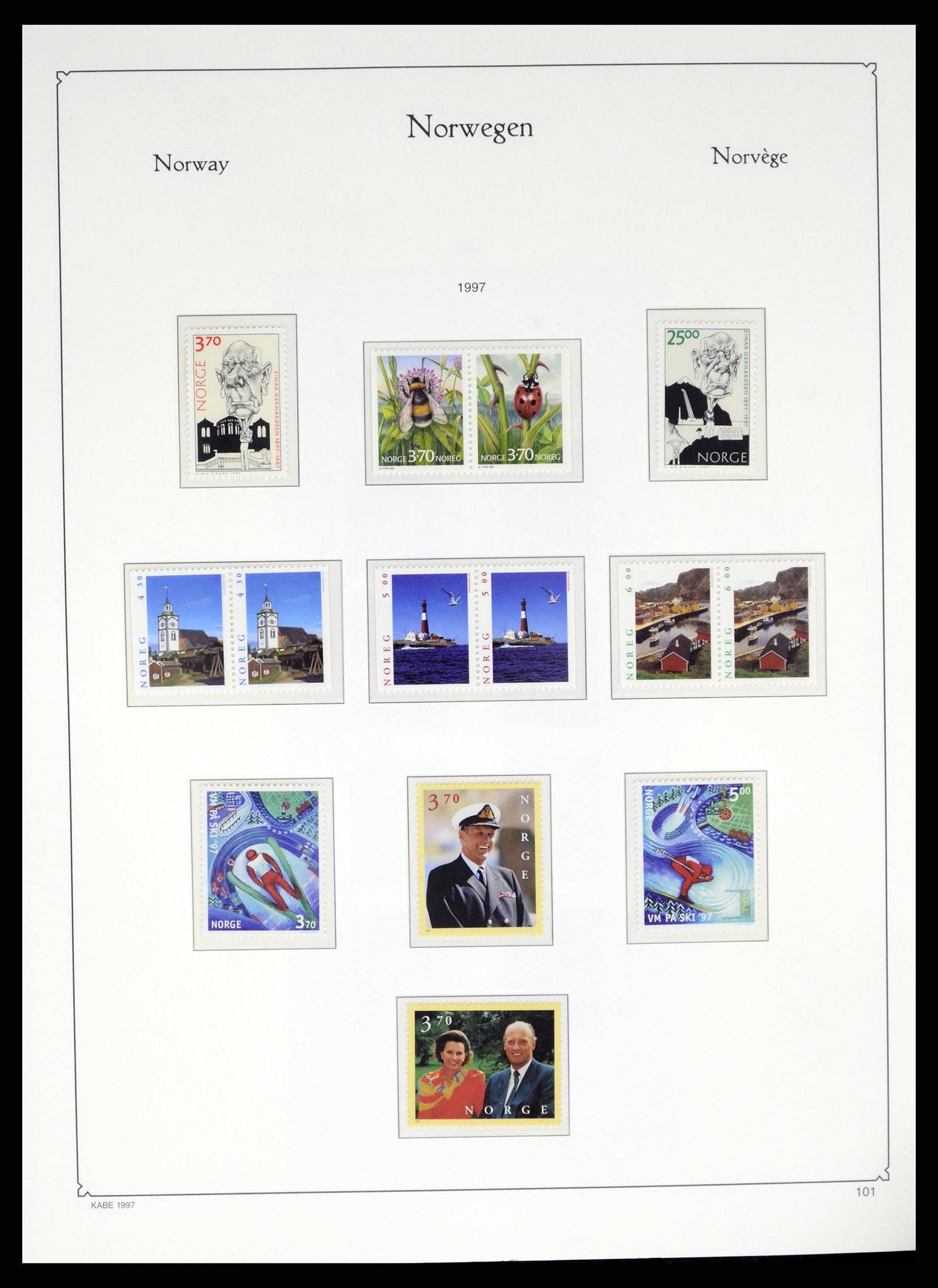 37788 112 - Stamp Collection 37788 Norway 1855-2006.