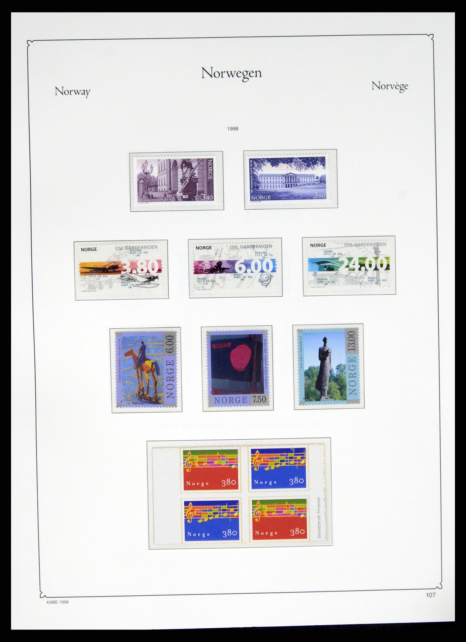 37788 118 - Stamp Collection 37788 Norway 1855-2006.