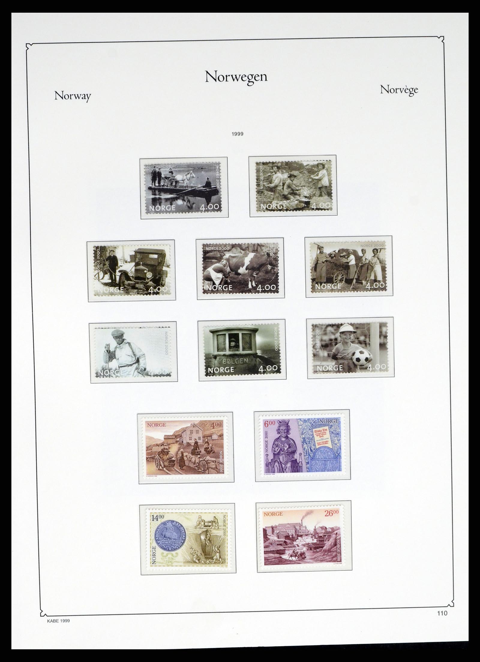 37788 121 - Postzegelverzameling 37788 Noorwegen 1855-2006.