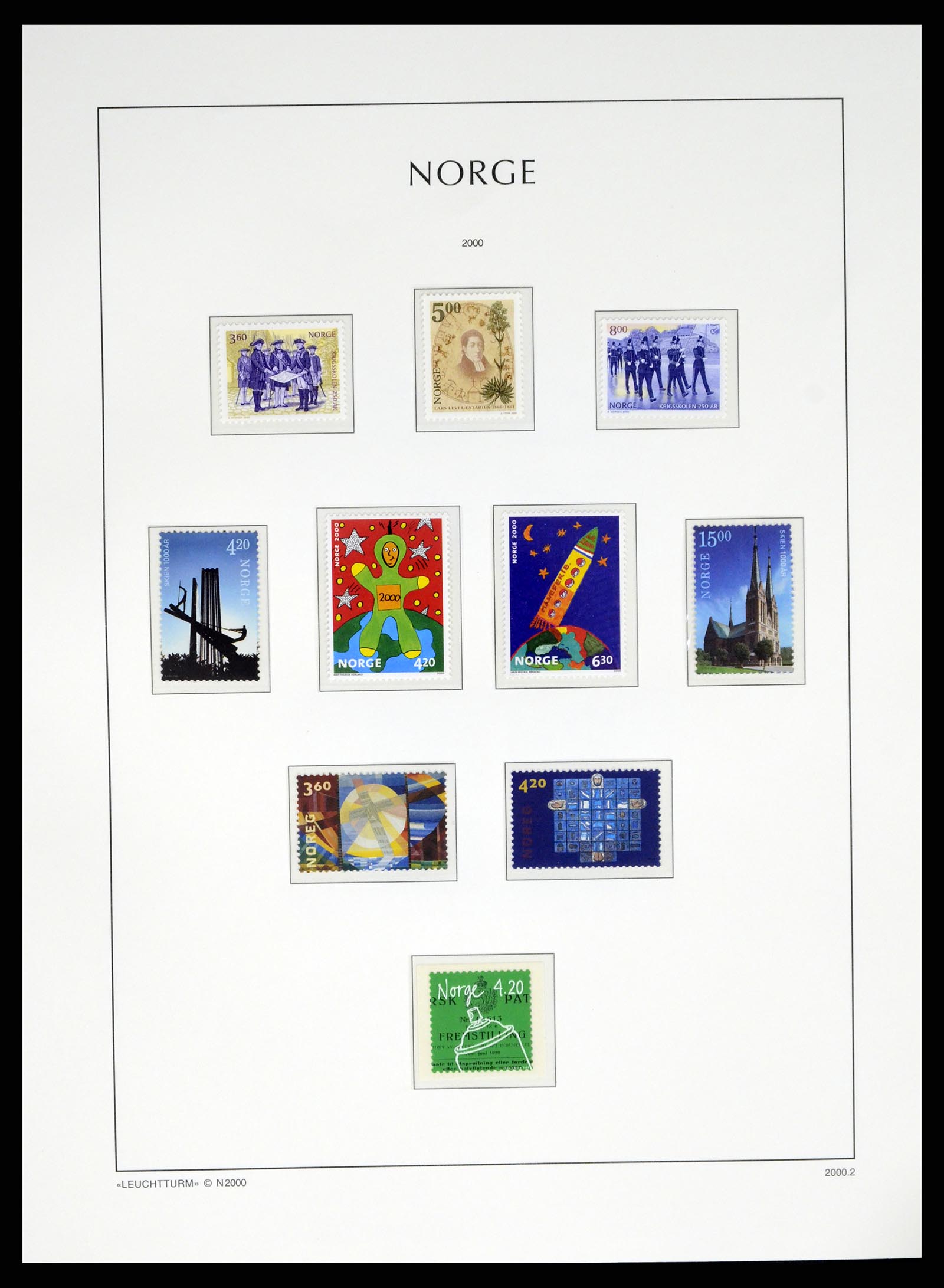 37788 125 - Postzegelverzameling 37788 Noorwegen 1855-2006.