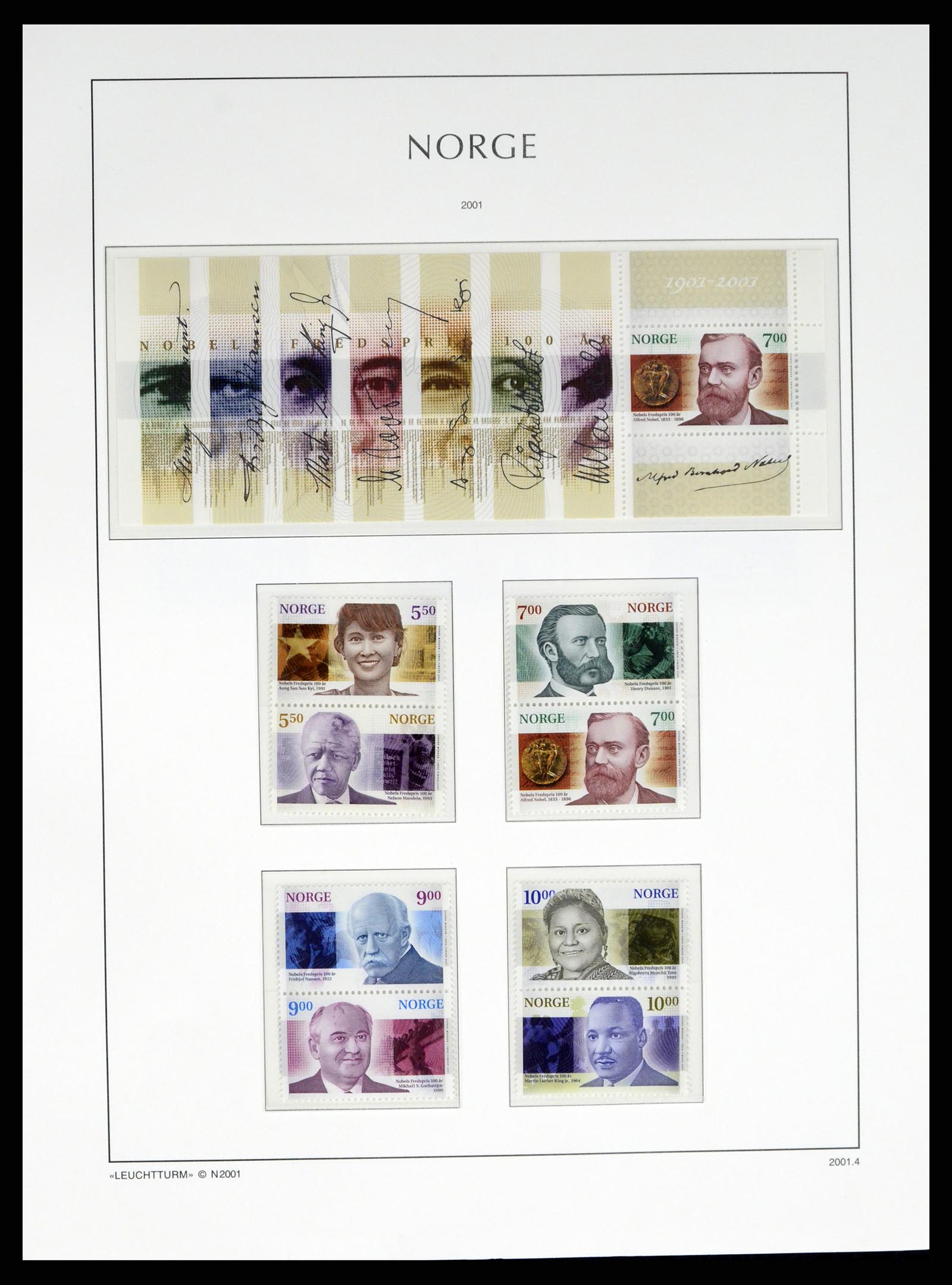 37788 130 - Postzegelverzameling 37788 Noorwegen 1855-2006.