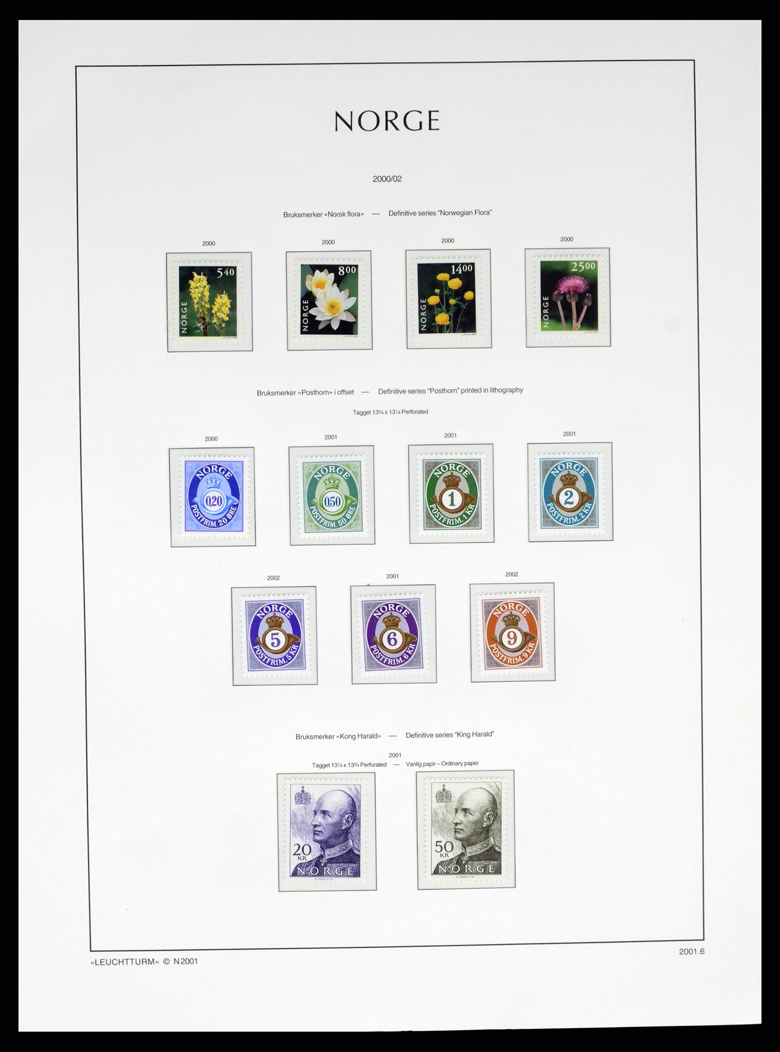 37788 132 - Postzegelverzameling 37788 Noorwegen 1855-2006.