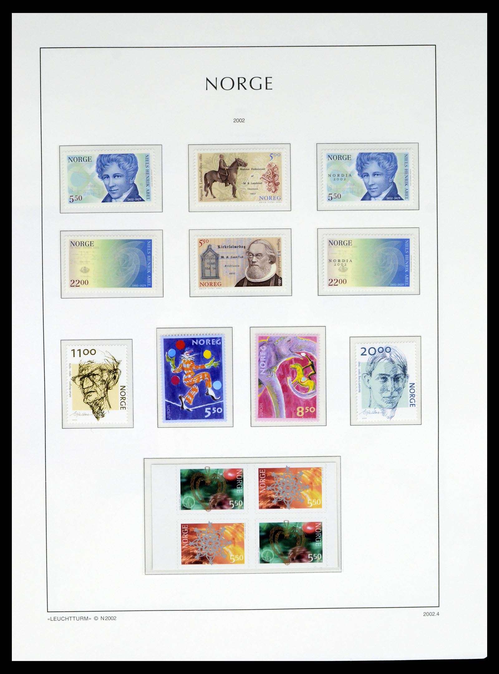 37788 136 - Stamp Collection 37788 Norway 1855-2006.