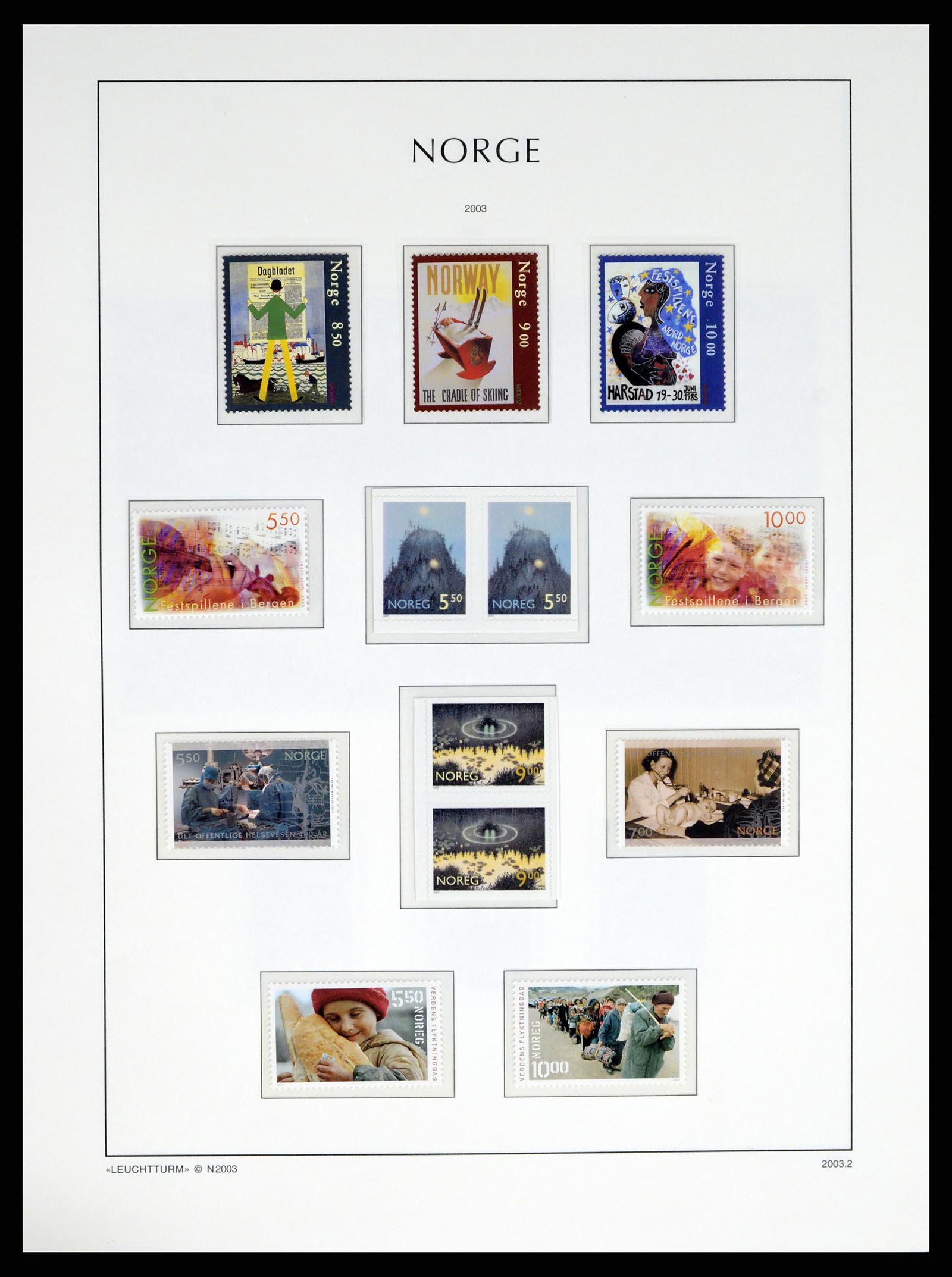 37788 139 - Postzegelverzameling 37788 Noorwegen 1855-2006.