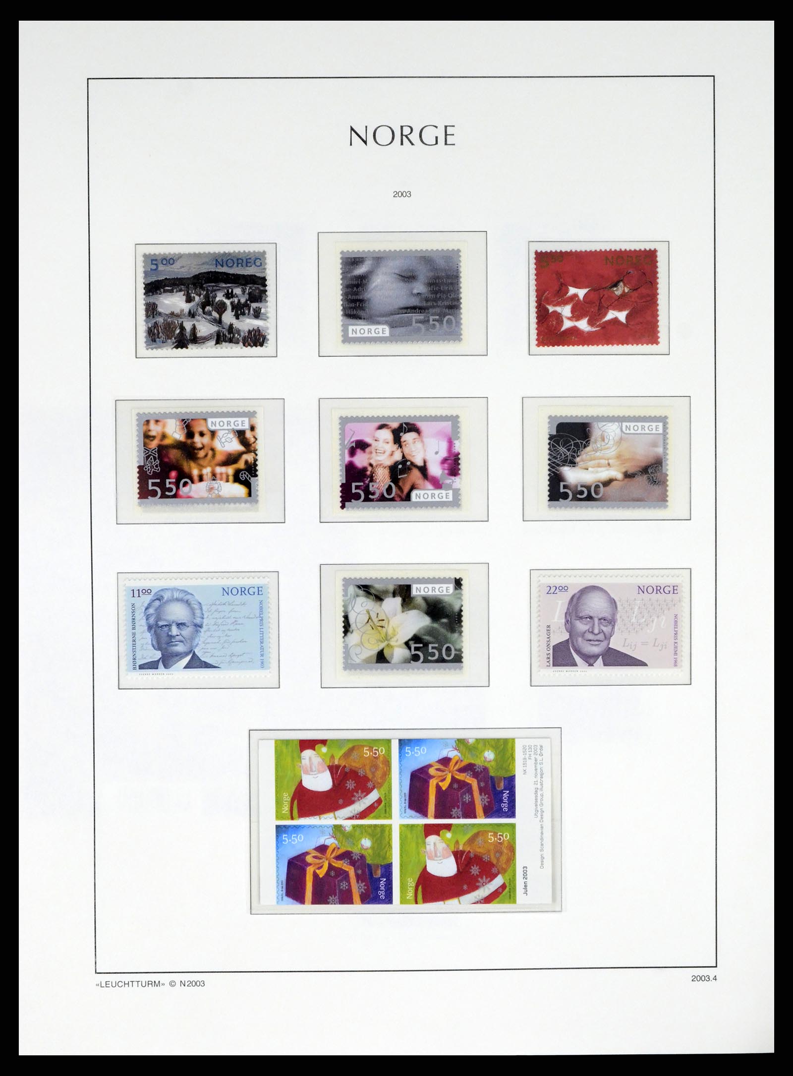 37788 141 - Postzegelverzameling 37788 Noorwegen 1855-2006.