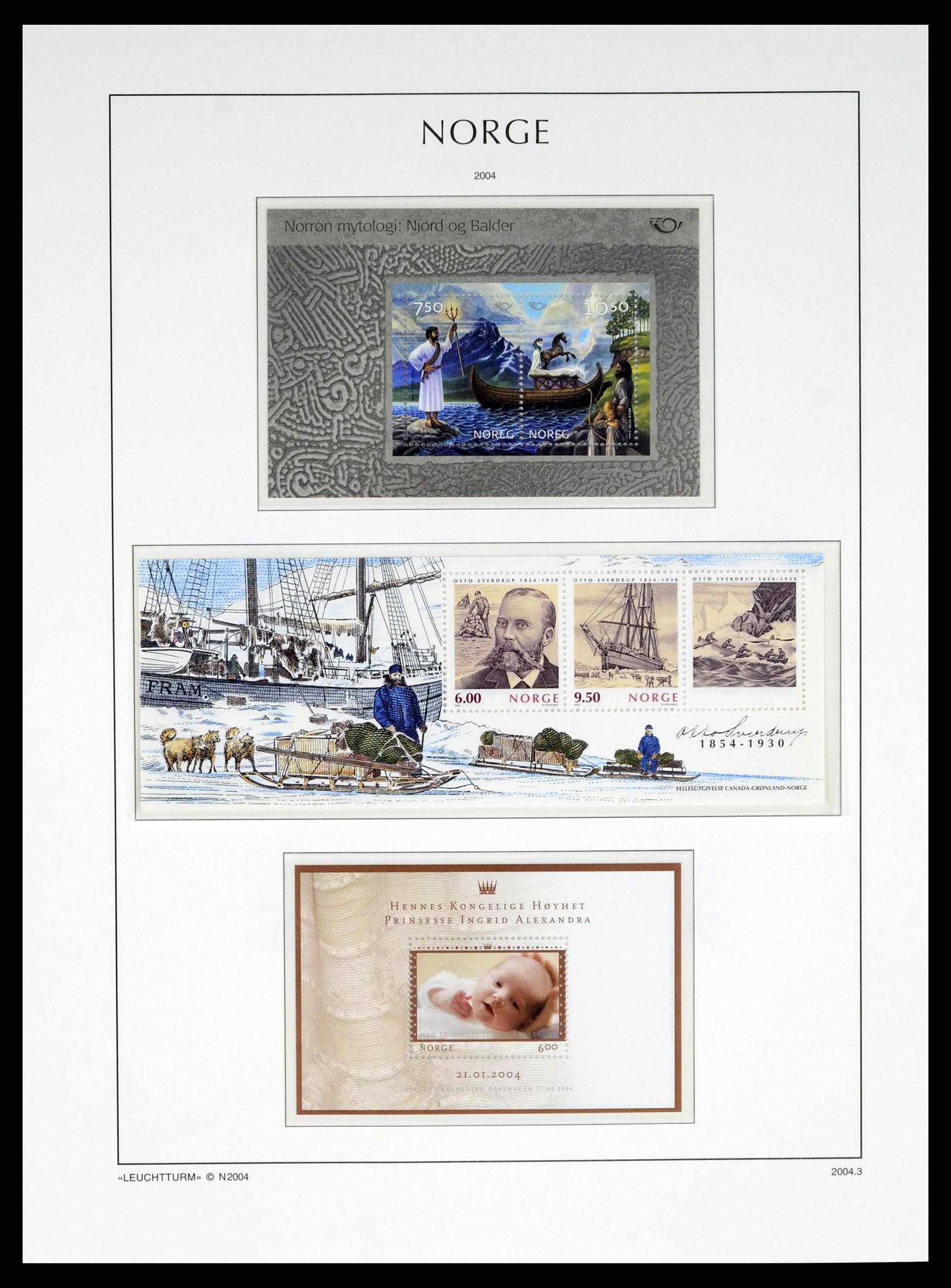 37788 145 - Stamp Collection 37788 Norway 1855-2006.