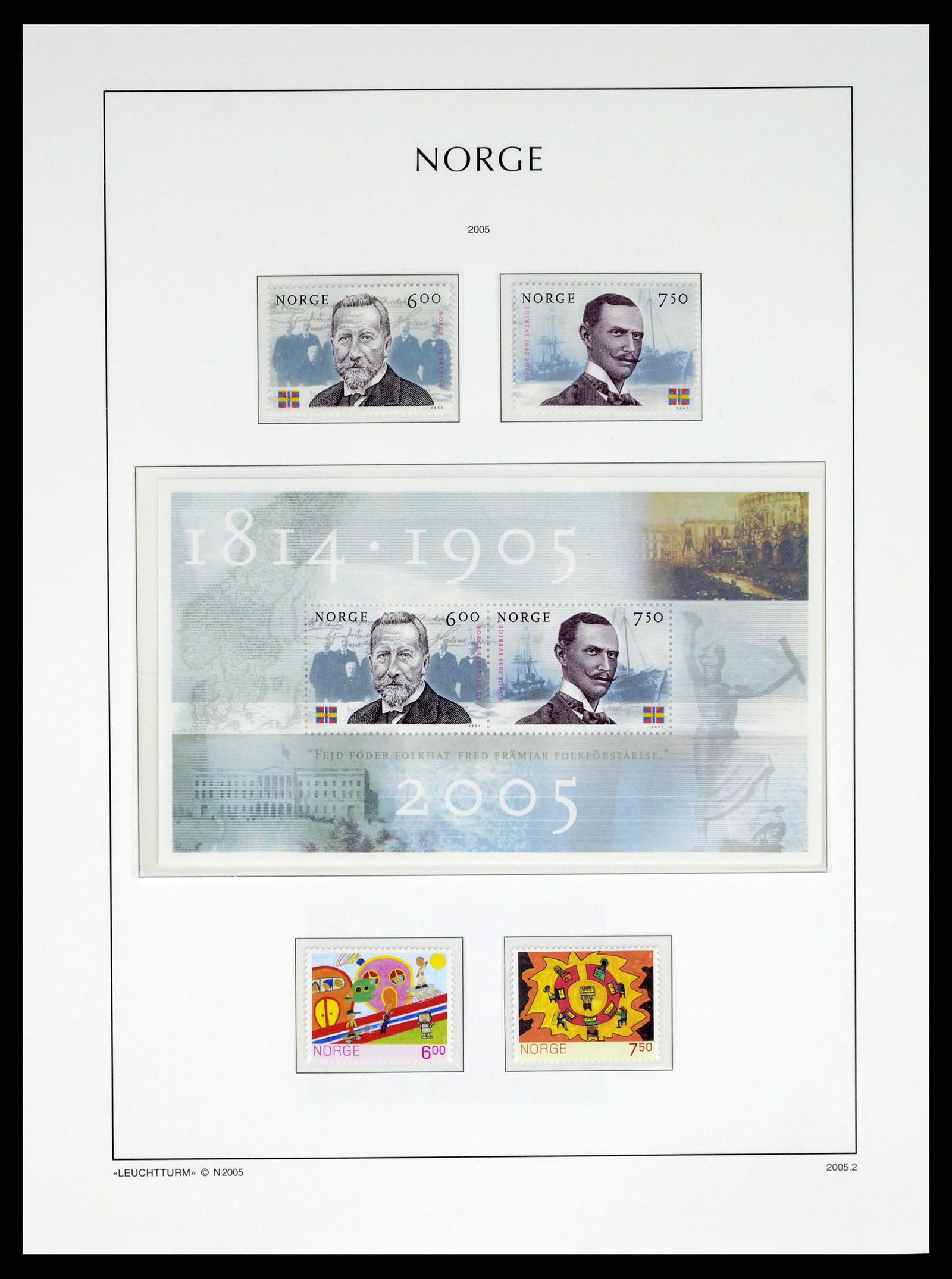 37788 148 - Postzegelverzameling 37788 Noorwegen 1855-2006.