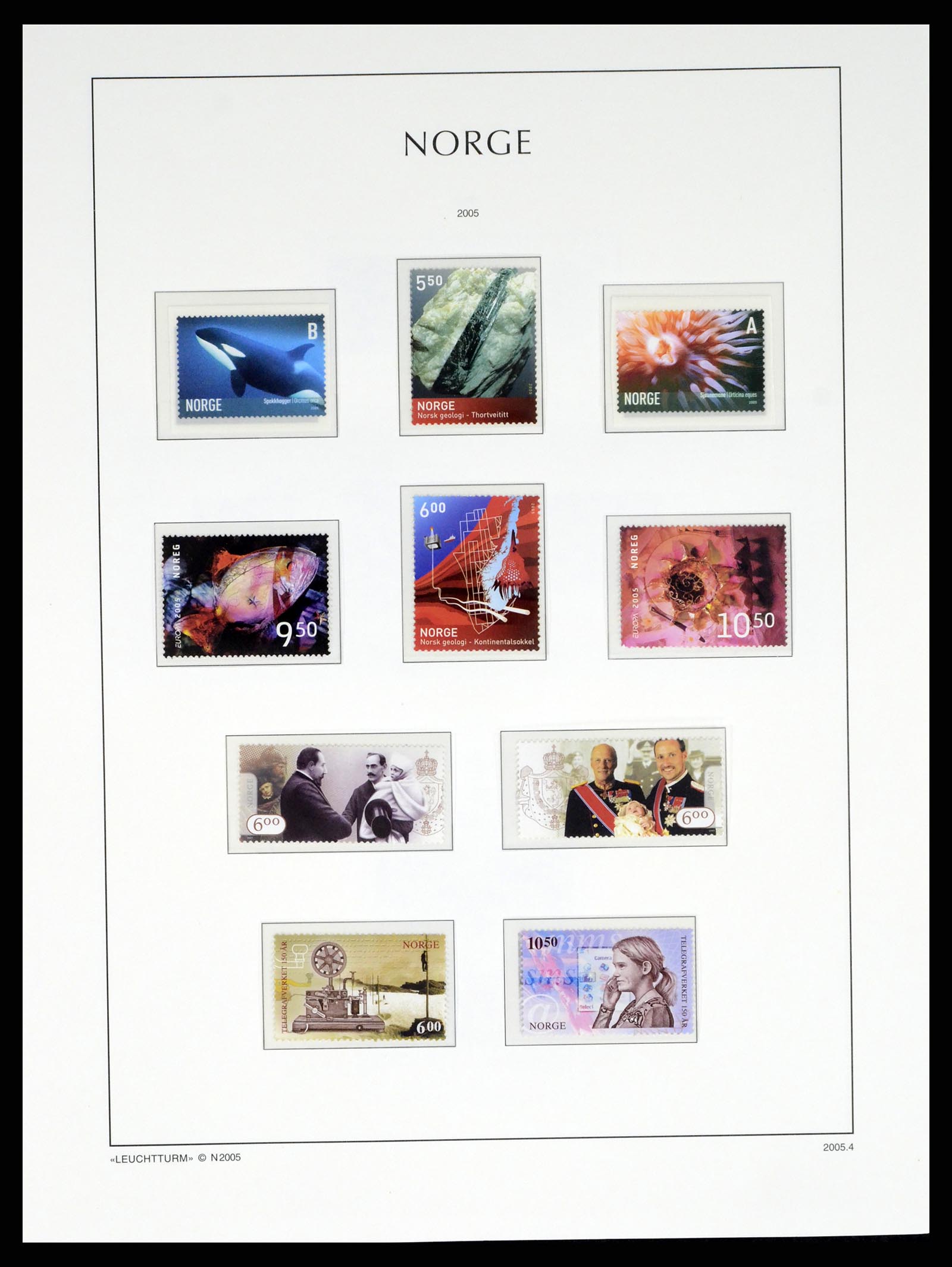 37788 150 - Postzegelverzameling 37788 Noorwegen 1855-2006.