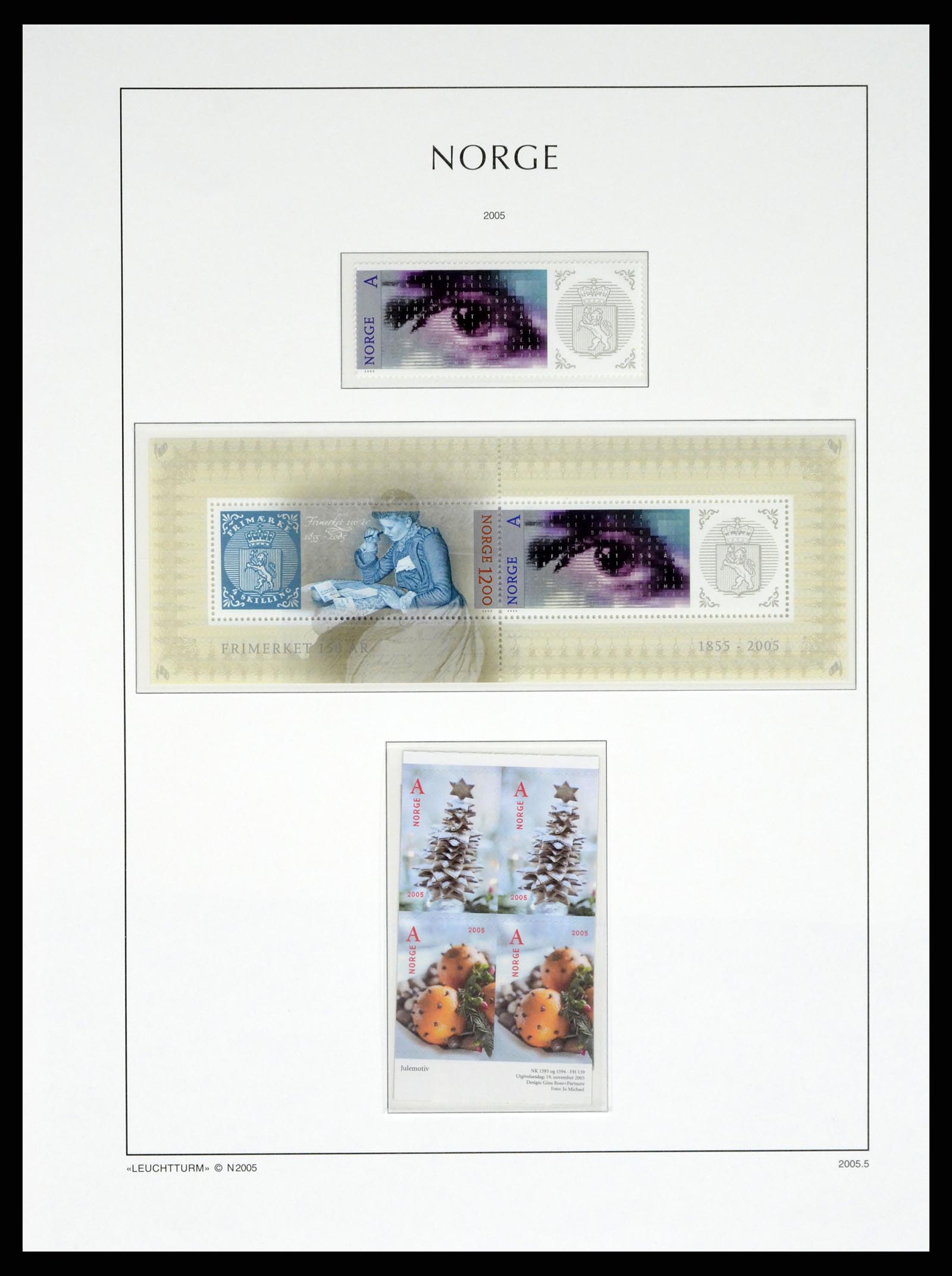 37788 151 - Postzegelverzameling 37788 Noorwegen 1855-2006.