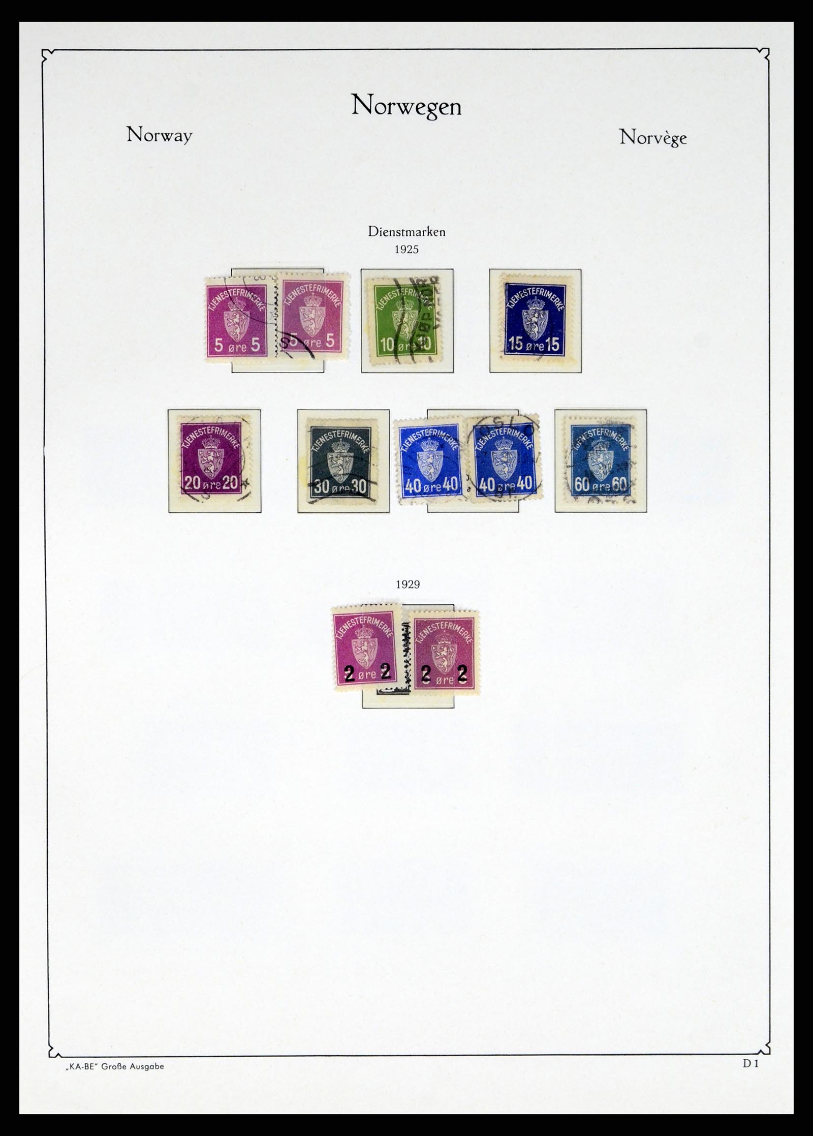 37788 156 - Stamp Collection 37788 Norway 1855-2006.