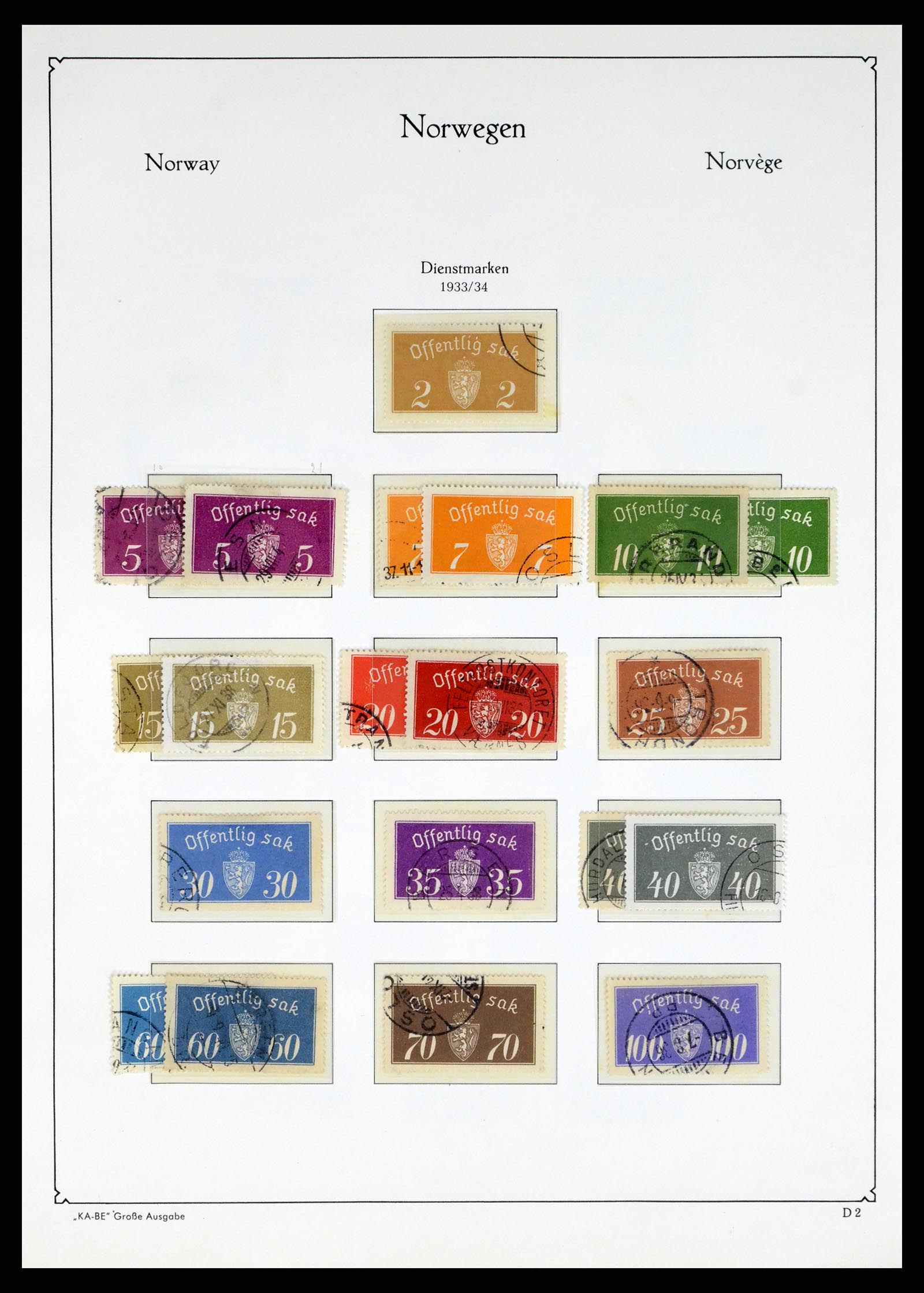37788 157 - Postzegelverzameling 37788 Noorwegen 1855-2006.