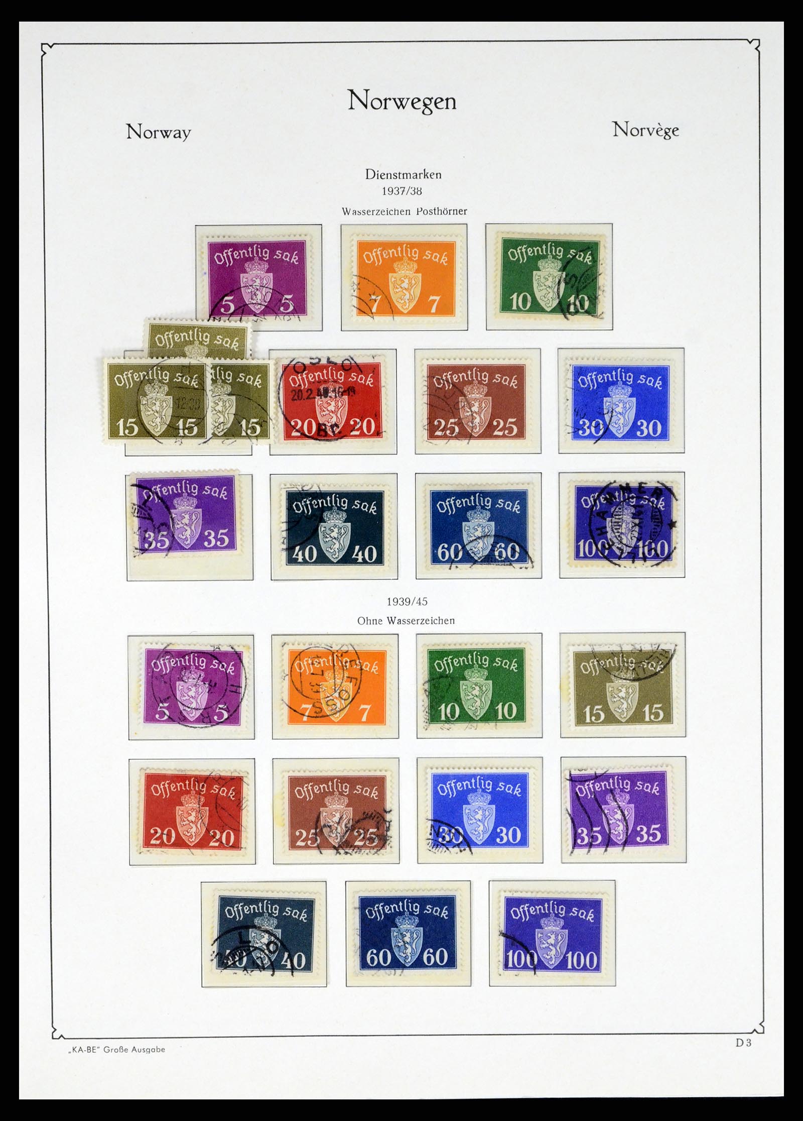 37788 158 - Postzegelverzameling 37788 Noorwegen 1855-2006.