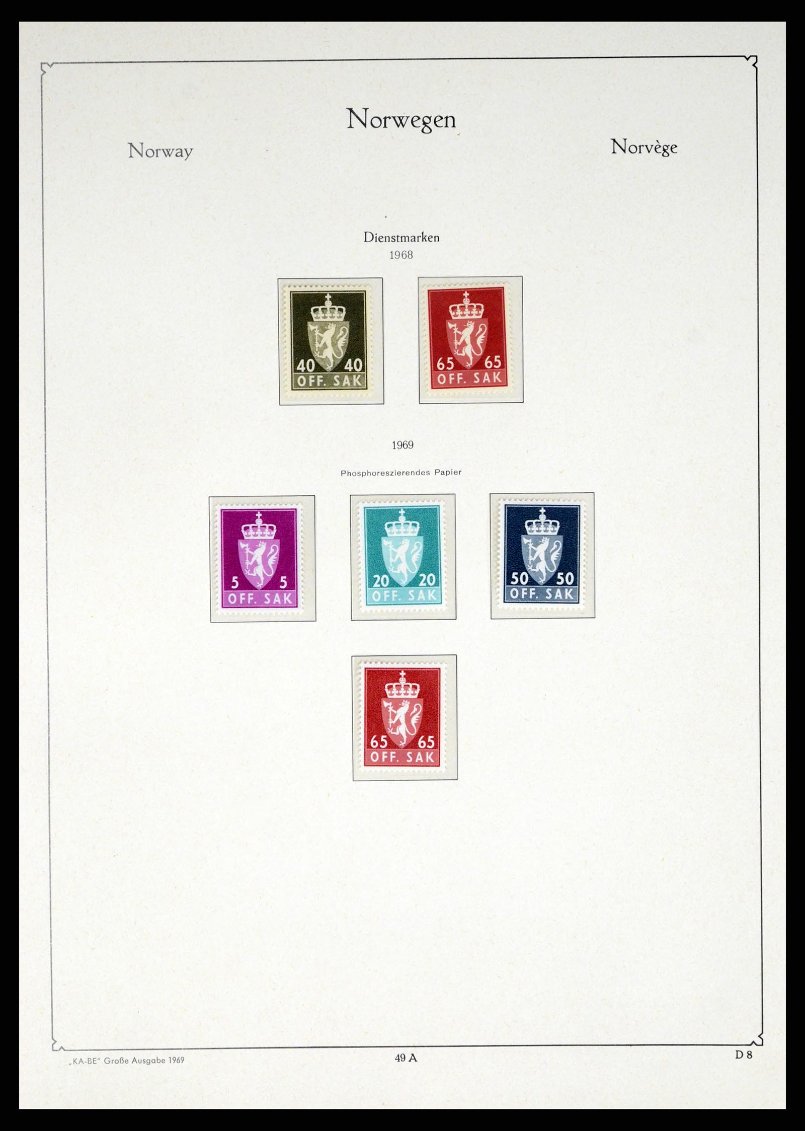 37788 163 - Stamp Collection 37788 Norway 1855-2006.