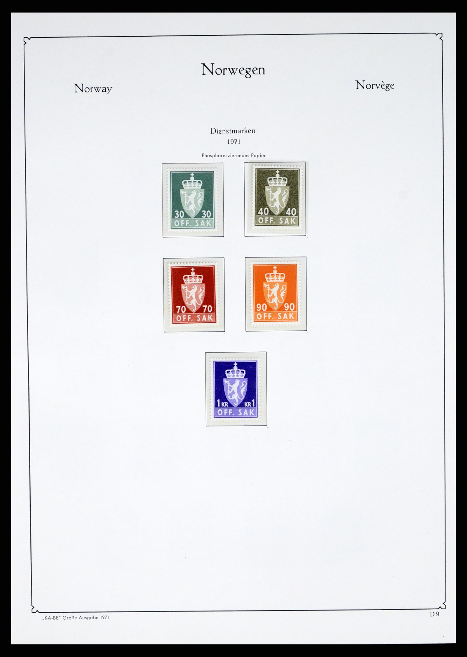 37788 164 - Postzegelverzameling 37788 Noorwegen 1855-2006.