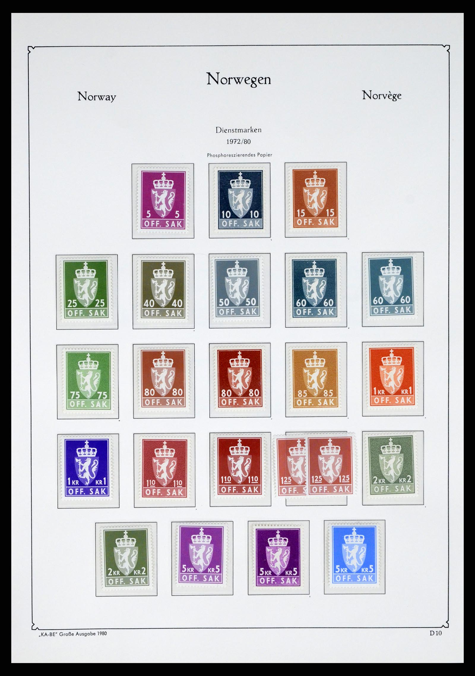 37788 165 - Postzegelverzameling 37788 Noorwegen 1855-2006.