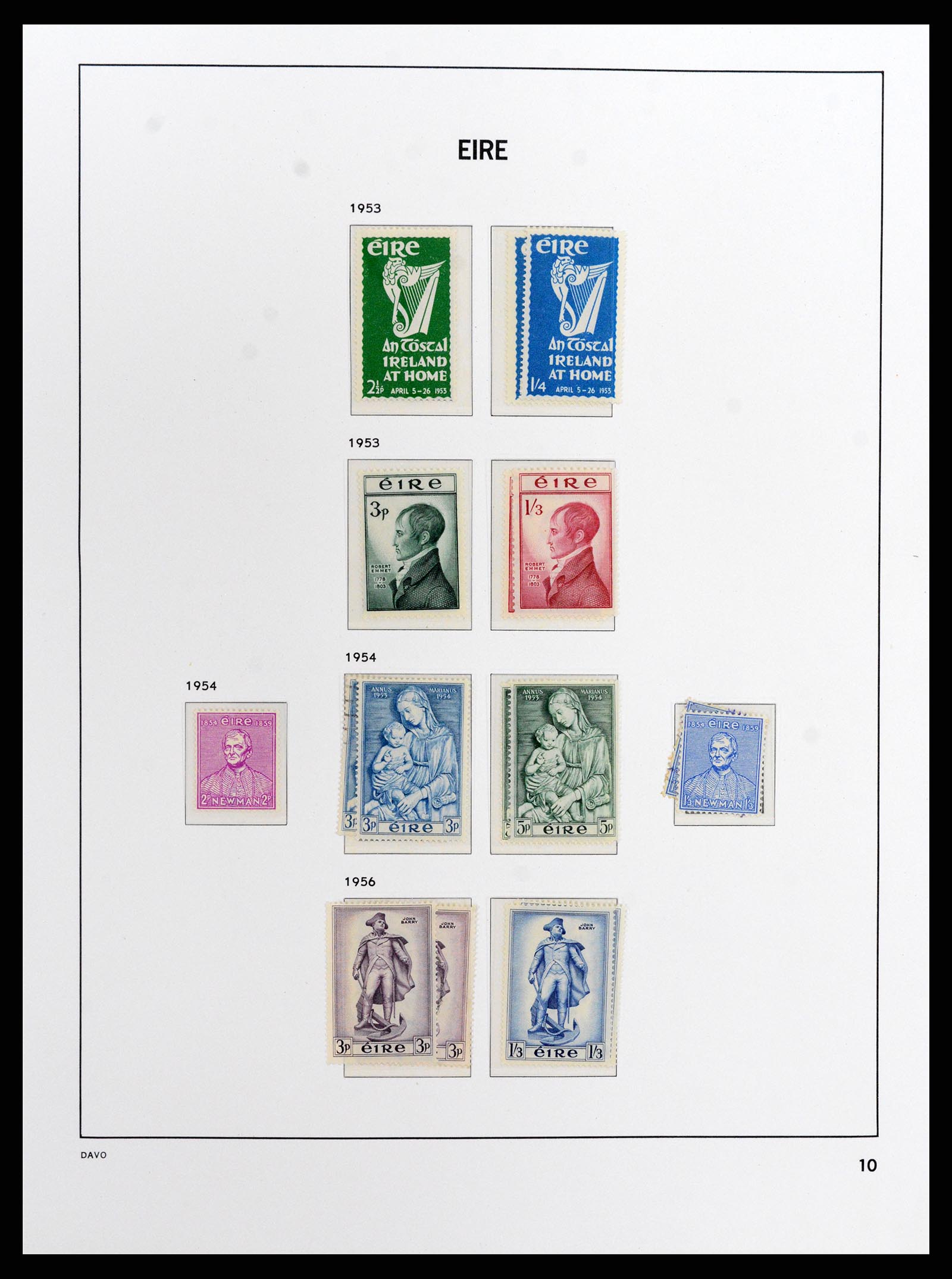 37789 011 - Stamp Collection 37789 Ireland 1922-1995.