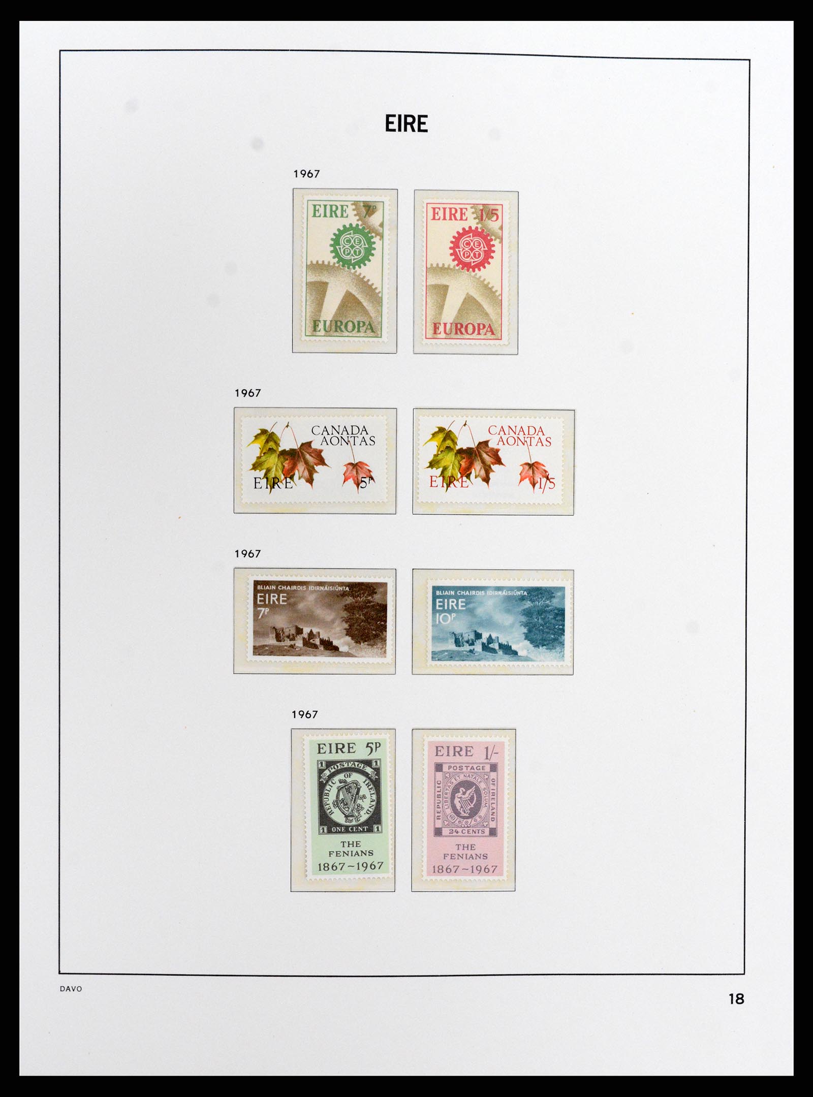 37789 019 - Stamp Collection 37789 Ireland 1922-1995.