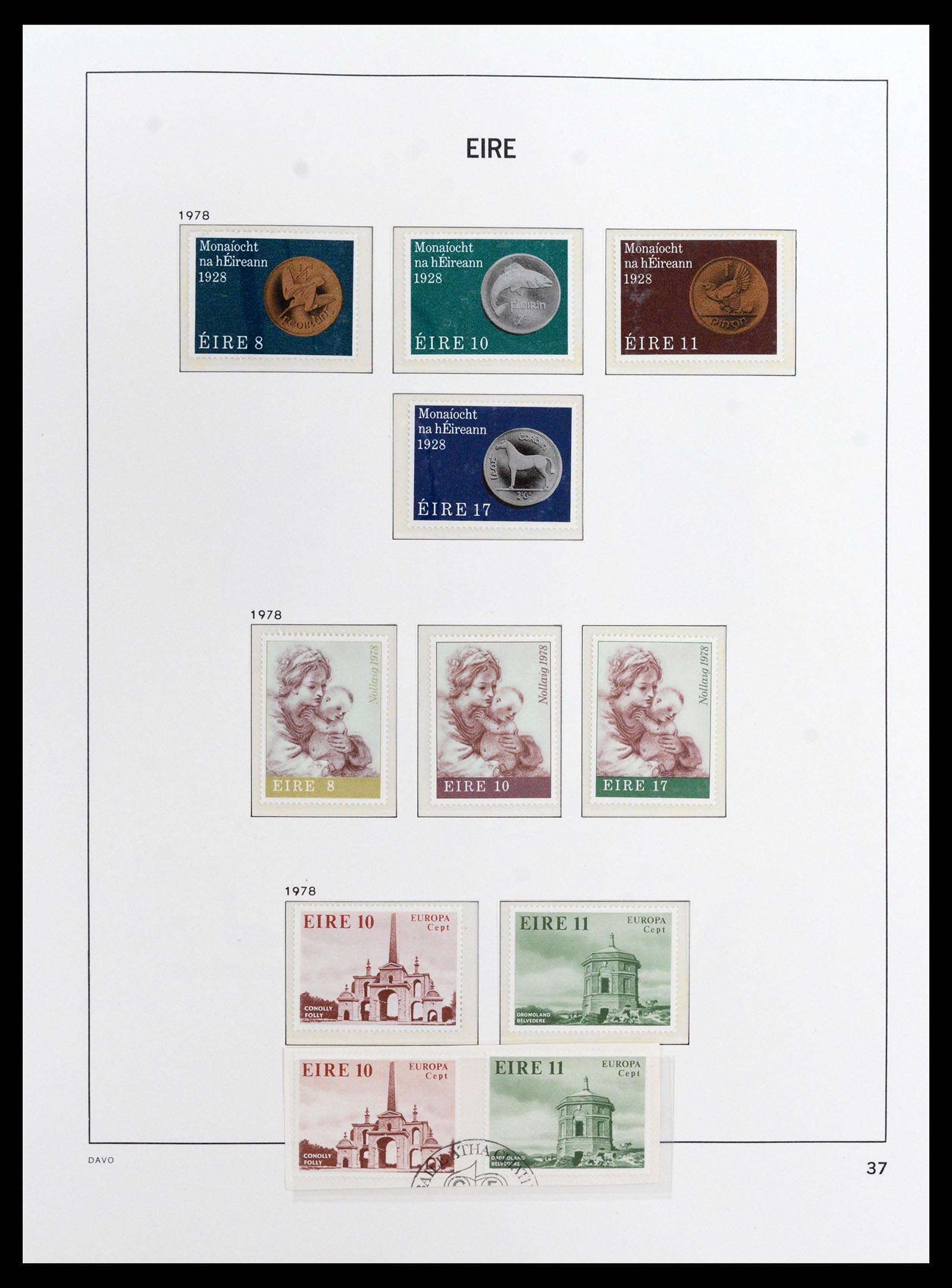 37789 037 - Stamp Collection 37789 Ireland 1922-1995.