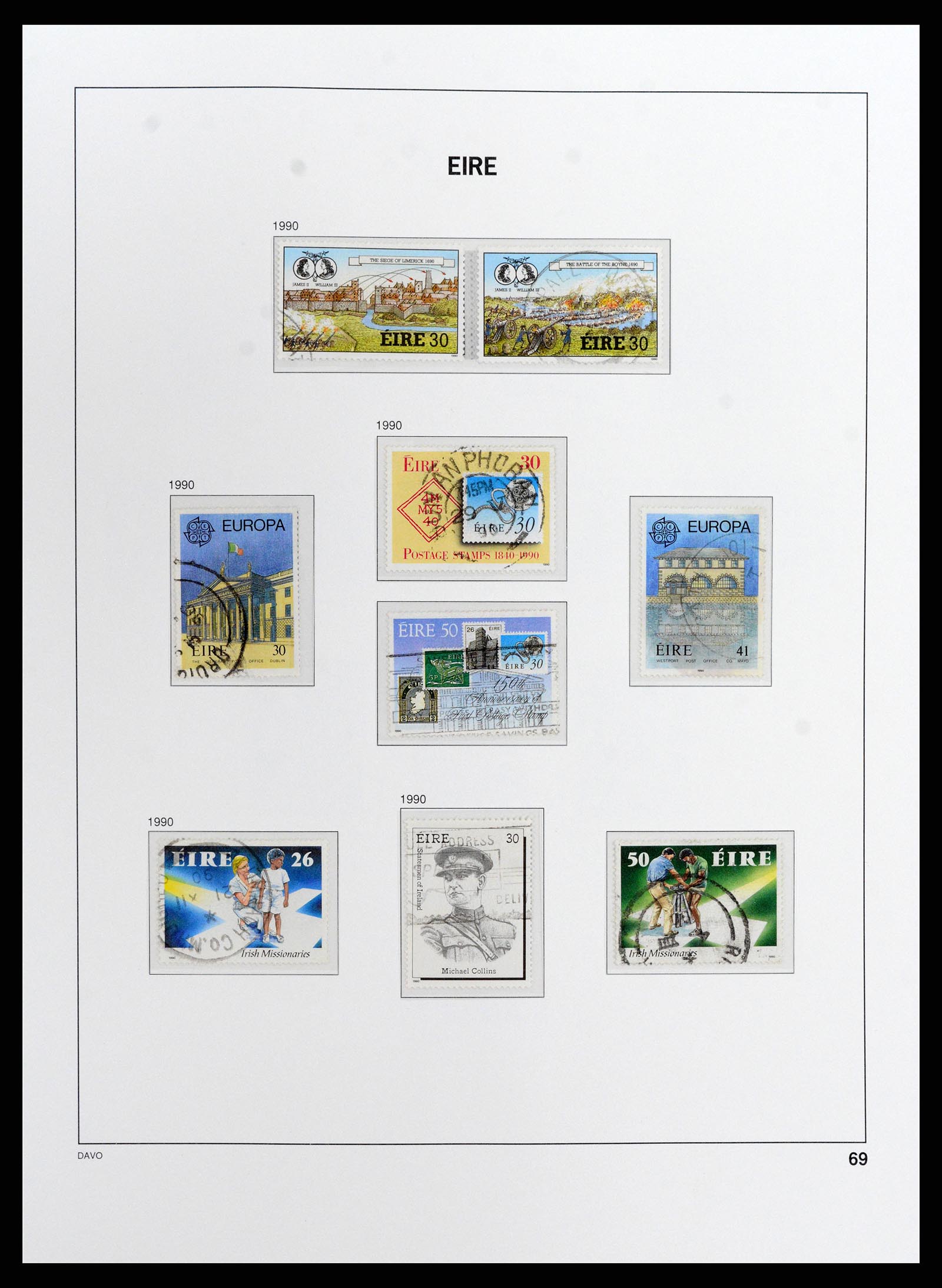 37789 077 - Stamp Collection 37789 Ireland 1922-1995.