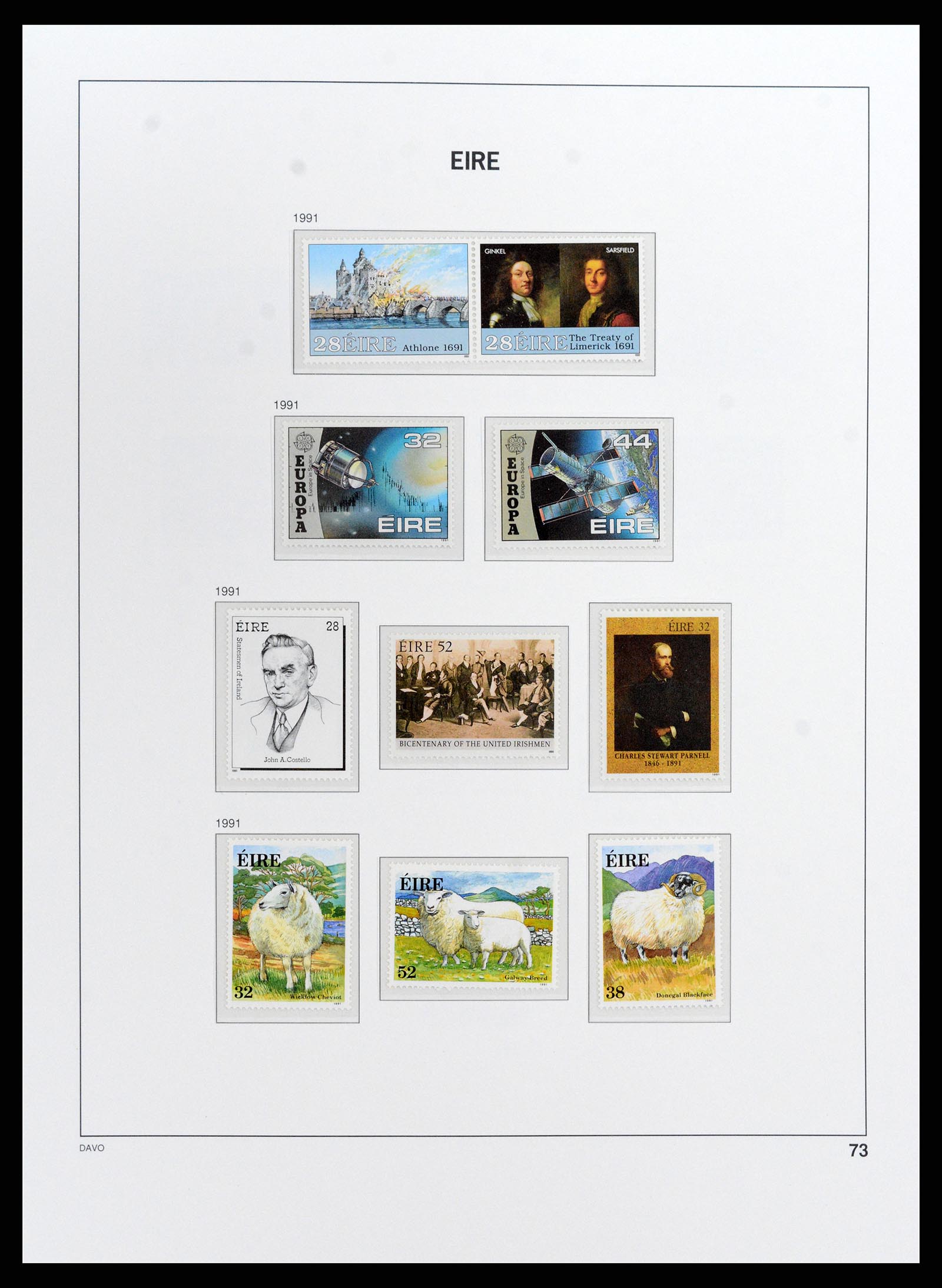 37789 081 - Stamp Collection 37789 Ireland 1922-1995.