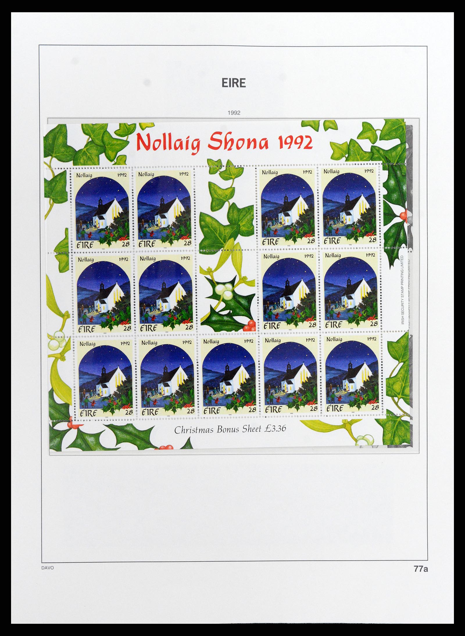37789 087 - Stamp Collection 37789 Ireland 1922-1995.