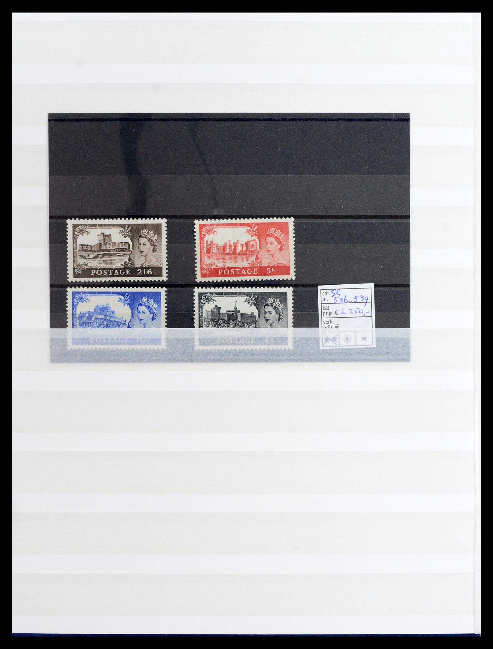 37790 002 - Postzegelverzameling 37790 Engeland en koloniën 1855-1960.