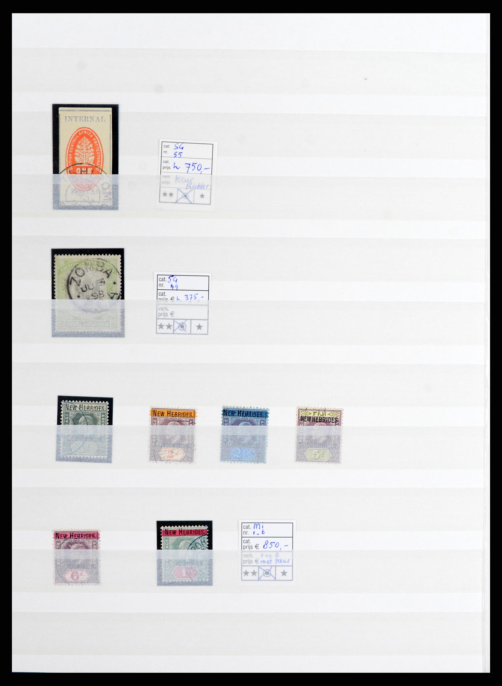 37790 012 - Postzegelverzameling 37790 Engeland en koloniën 1855-1960.