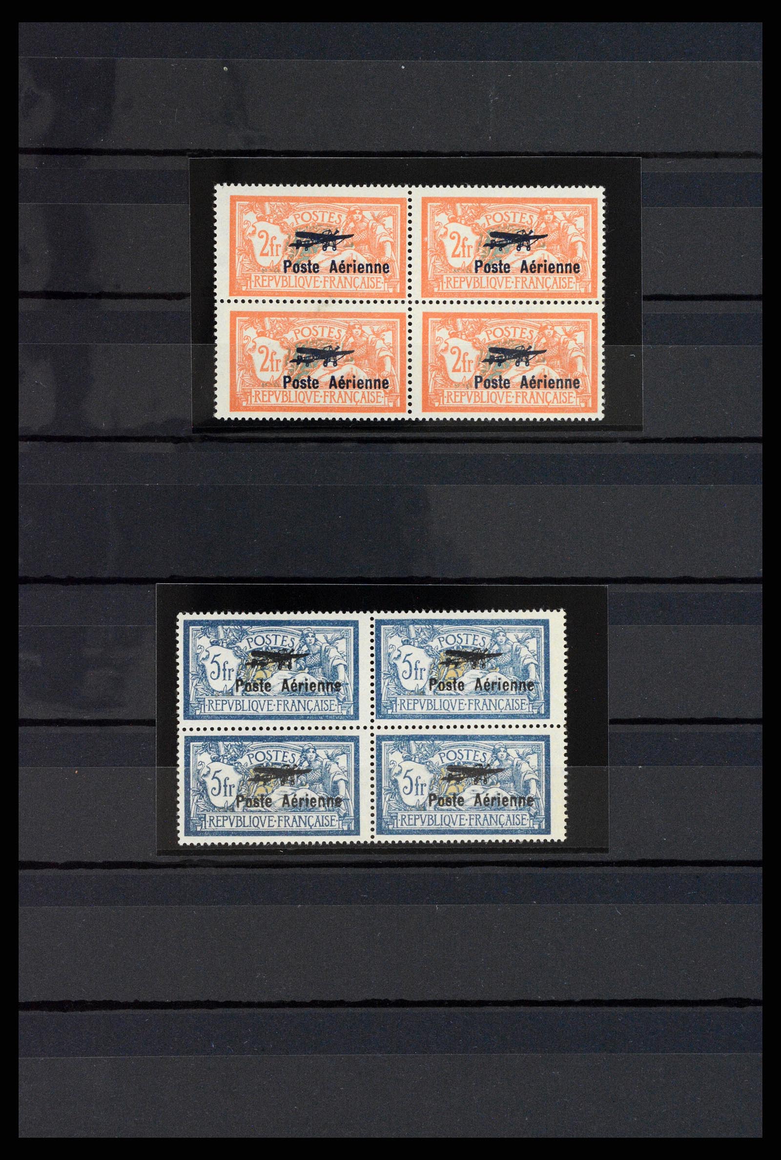 37794 001 - Stamp Collection 37794 France aIrmail 1927.