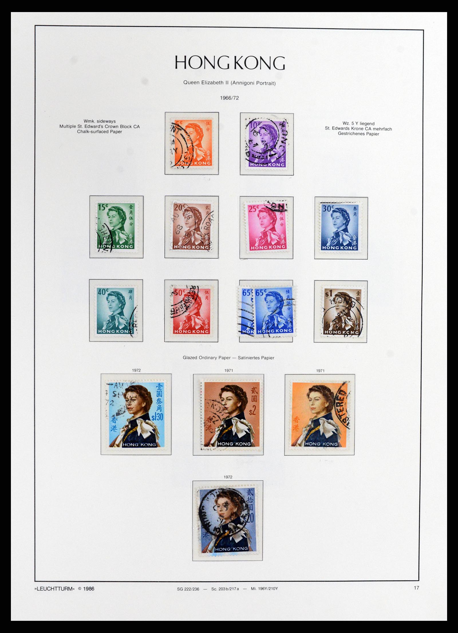 37795 021 - Stamp Collection 37795 Hong Kong 1862-1984.