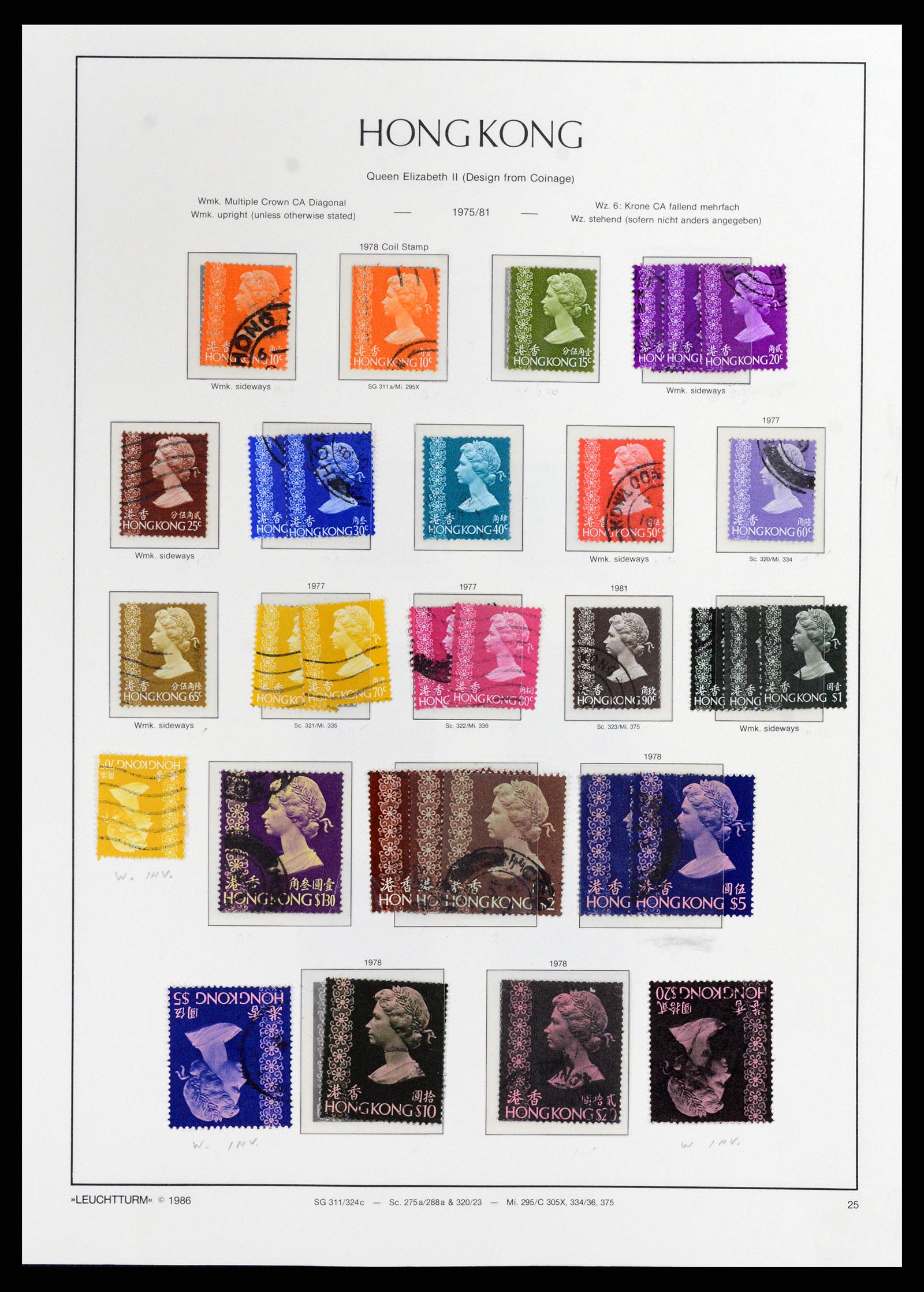 37795 029 - Stamp Collection 37795 Hong Kong 1862-1984.