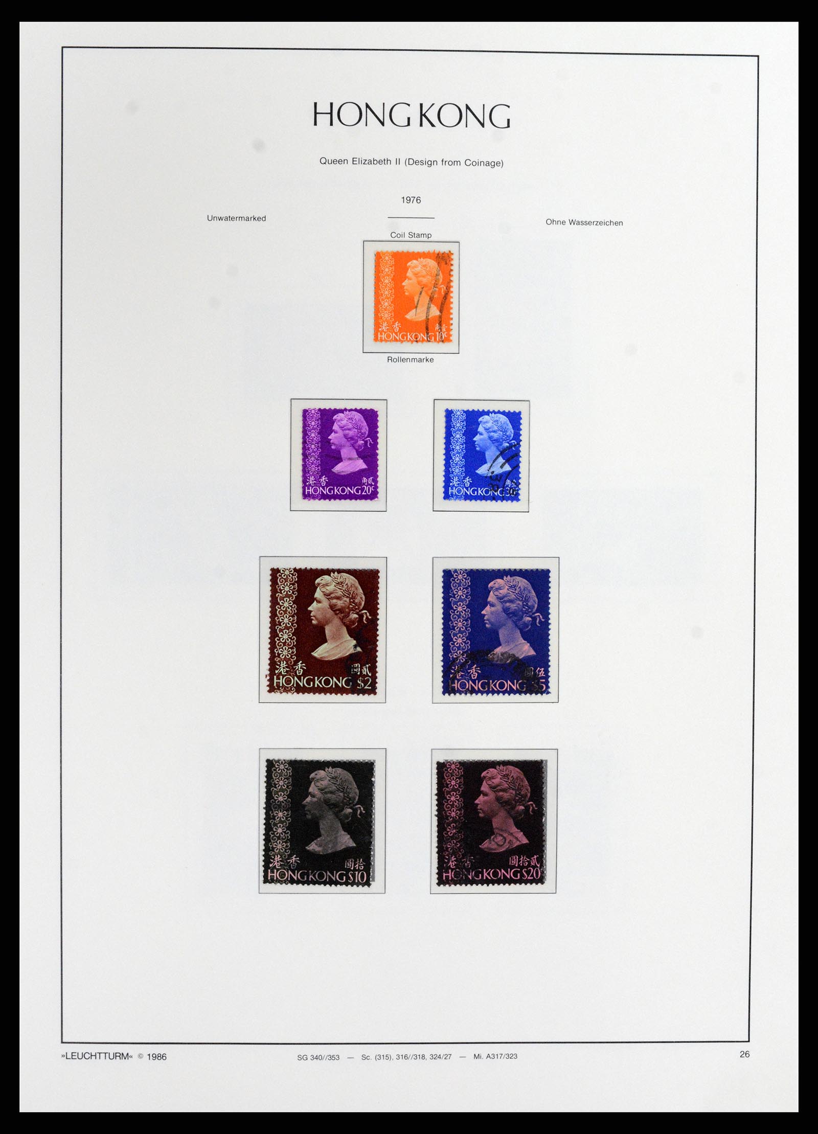 37795 030 - Stamp Collection 37795 Hong Kong 1862-1984.