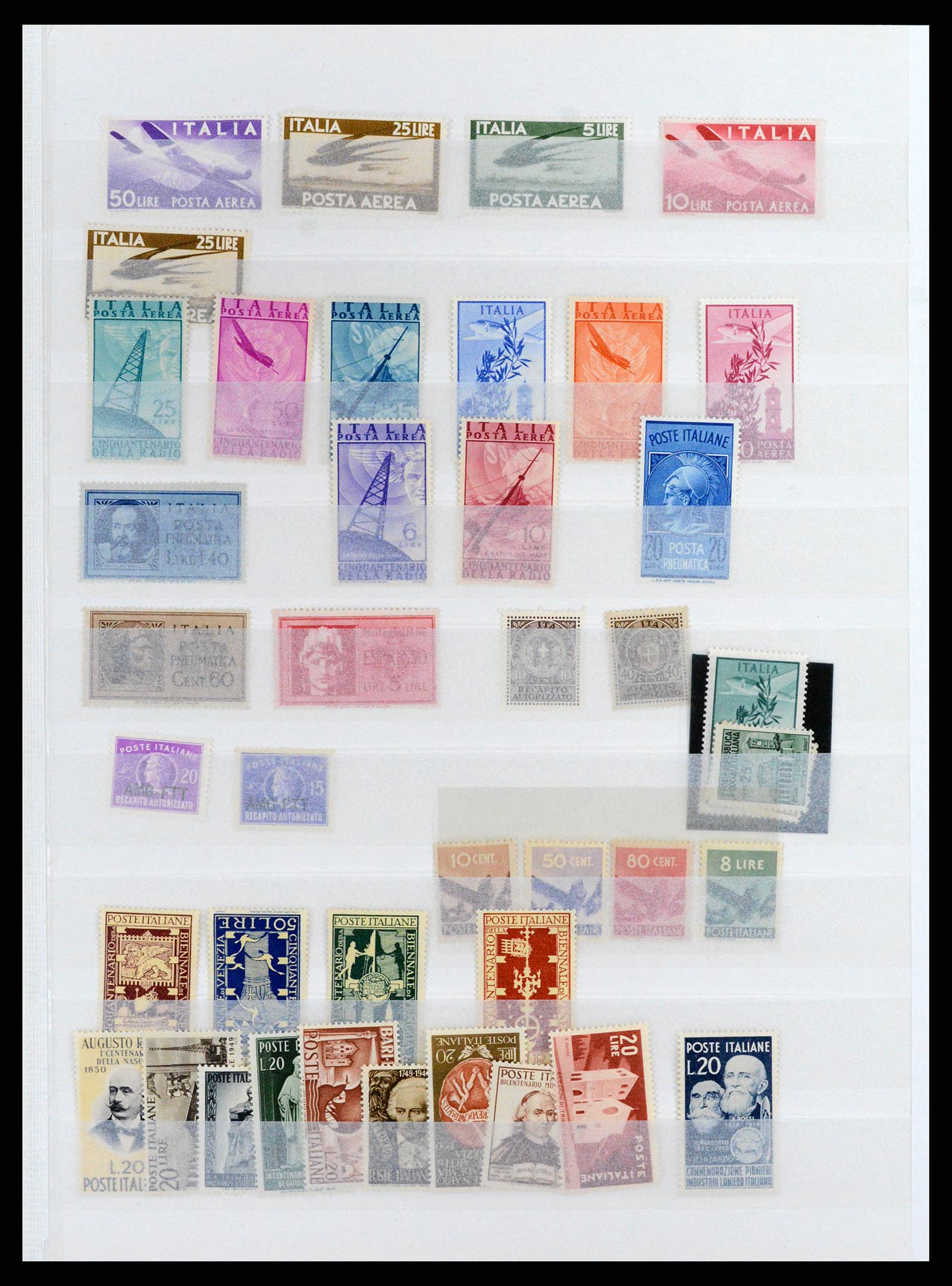 37796 005 - Stamp Collection 37796 Italy 1945-1960.