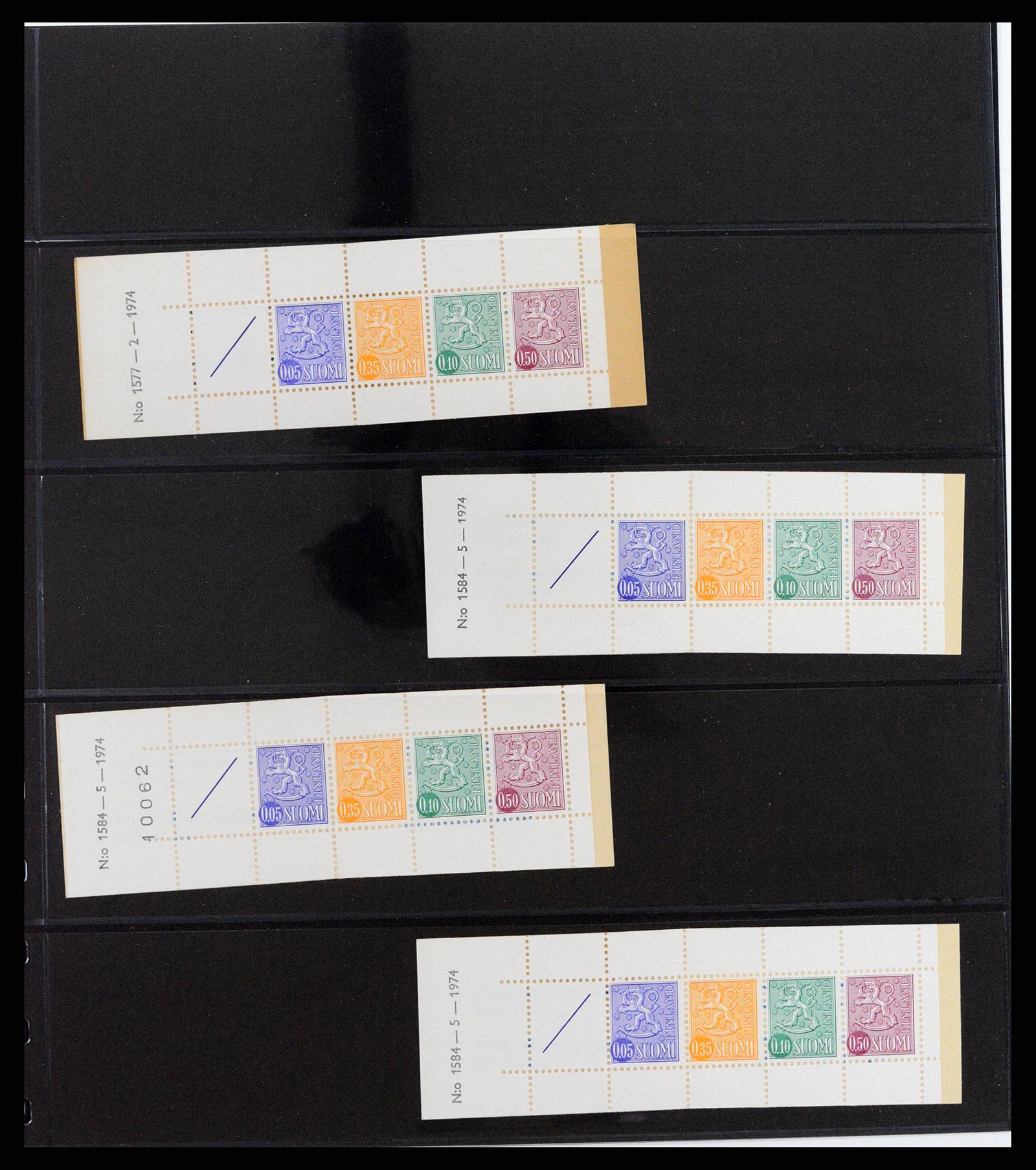 37798 004 - Postzegelverzameling 37798 Finland postzegelboekjes 1952-2005.
