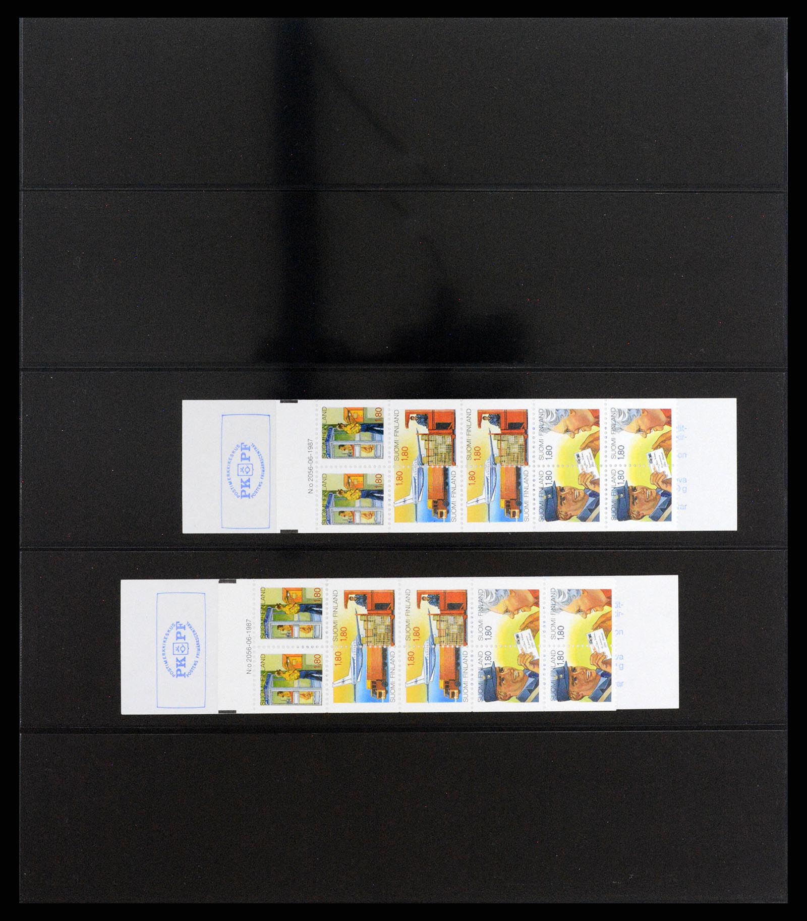 37798 026 - Postzegelverzameling 37798 Finland postzegelboekjes 1952-2005.