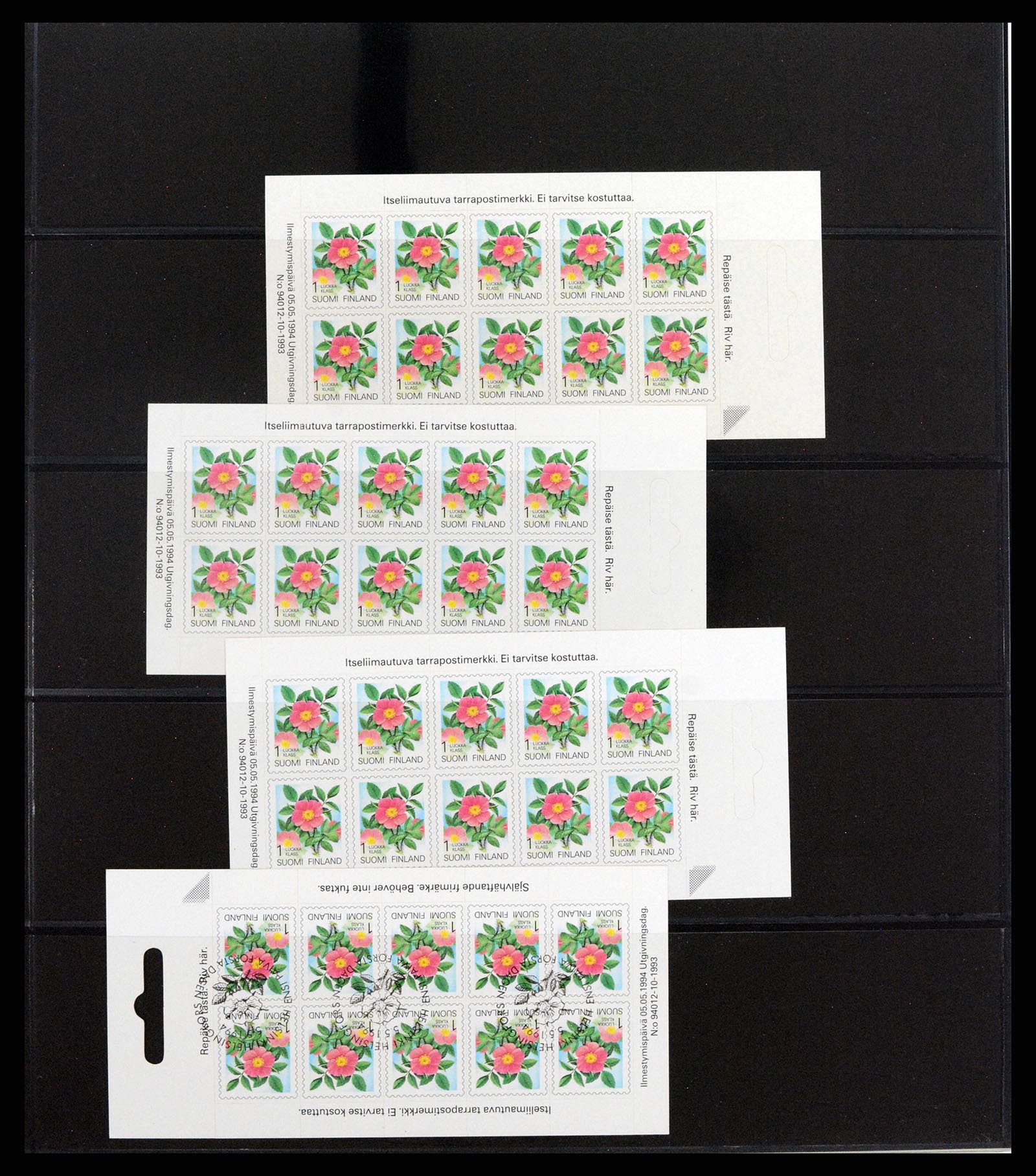 37798 048 - Postzegelverzameling 37798 Finland postzegelboekjes 1952-2005.
