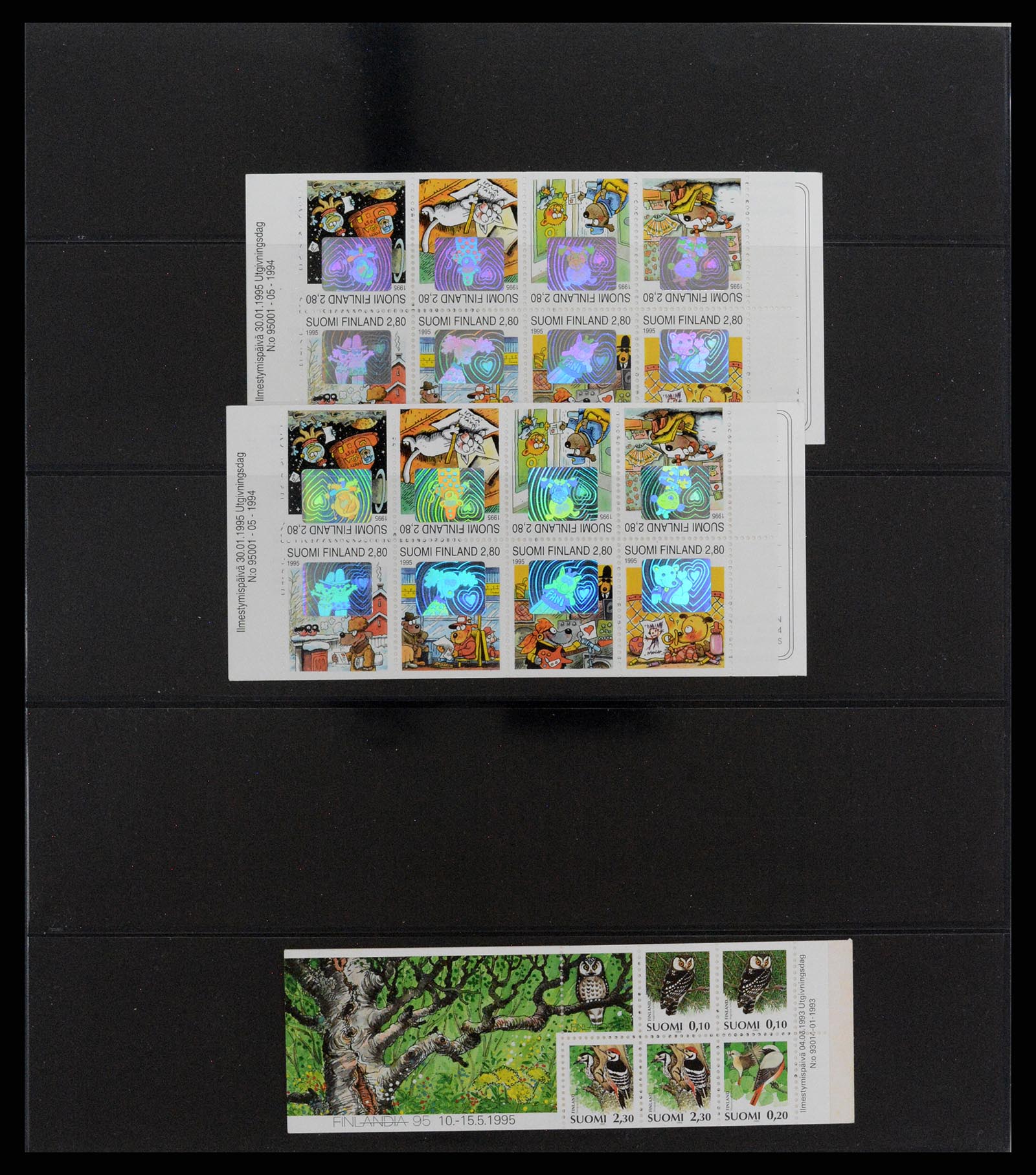 37798 051 - Postzegelverzameling 37798 Finland postzegelboekjes 1952-2005.