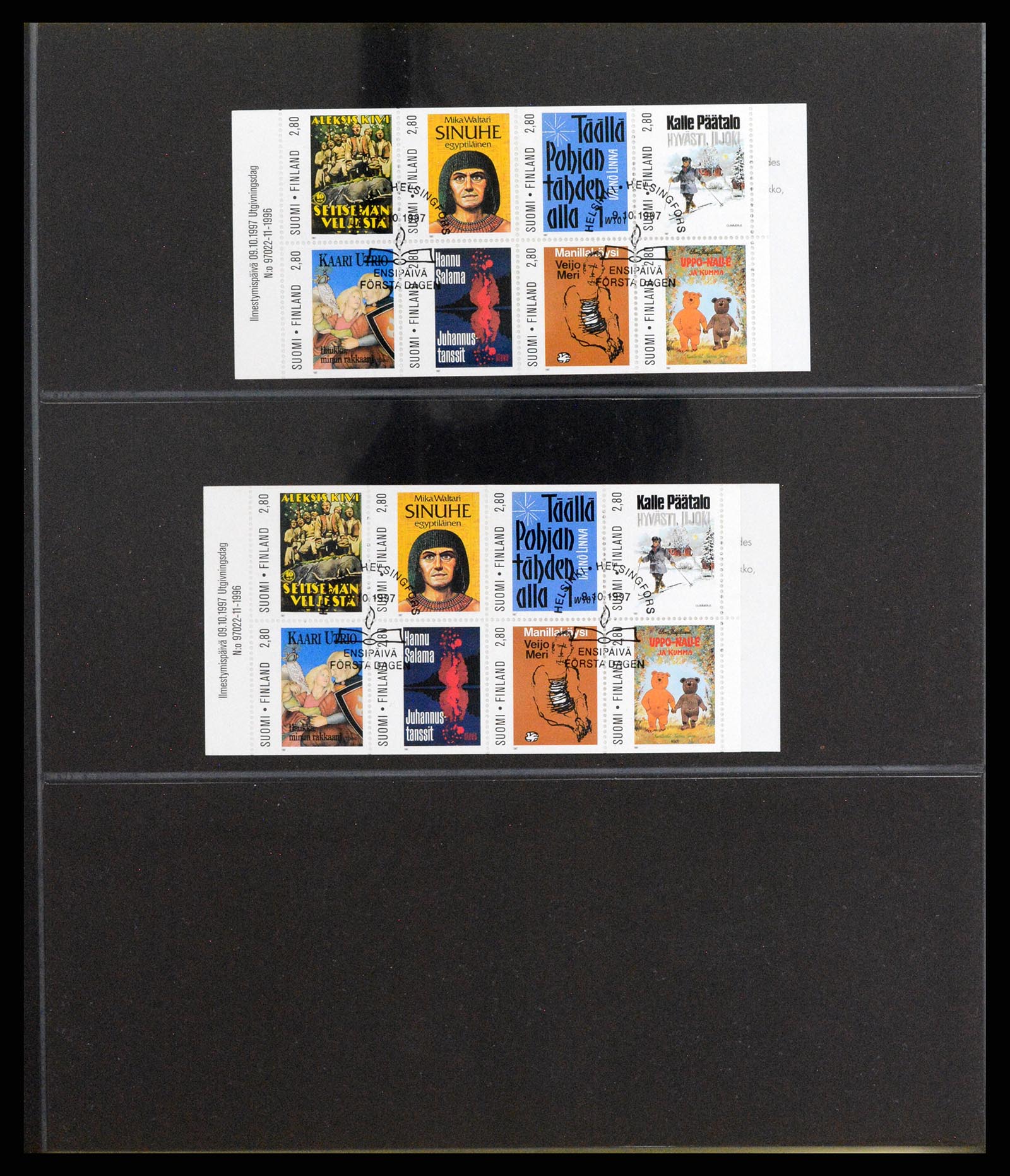 37798 056 - Postzegelverzameling 37798 Finland postzegelboekjes 1952-2005.