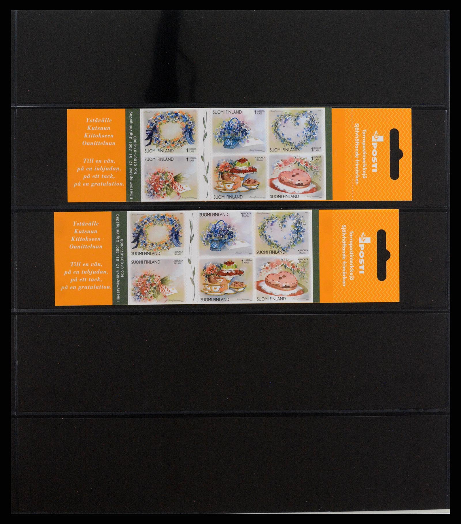 37798 063 - Postzegelverzameling 37798 Finland postzegelboekjes 1952-2005.