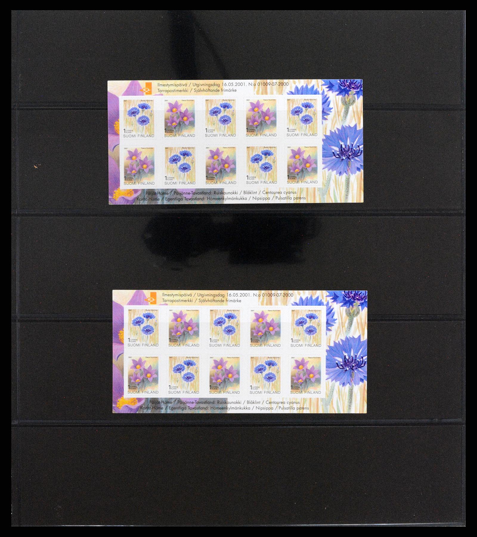 37798 065 - Postzegelverzameling 37798 Finland postzegelboekjes 1952-2005.