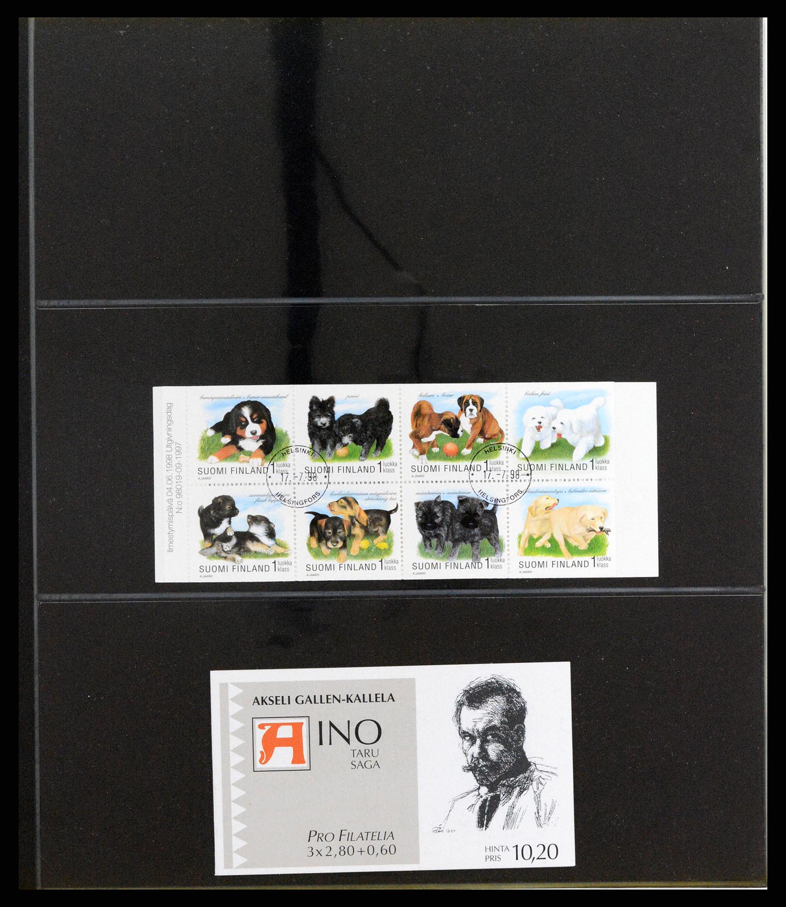 37798 067 - Postzegelverzameling 37798 Finland postzegelboekjes 1952-2005.