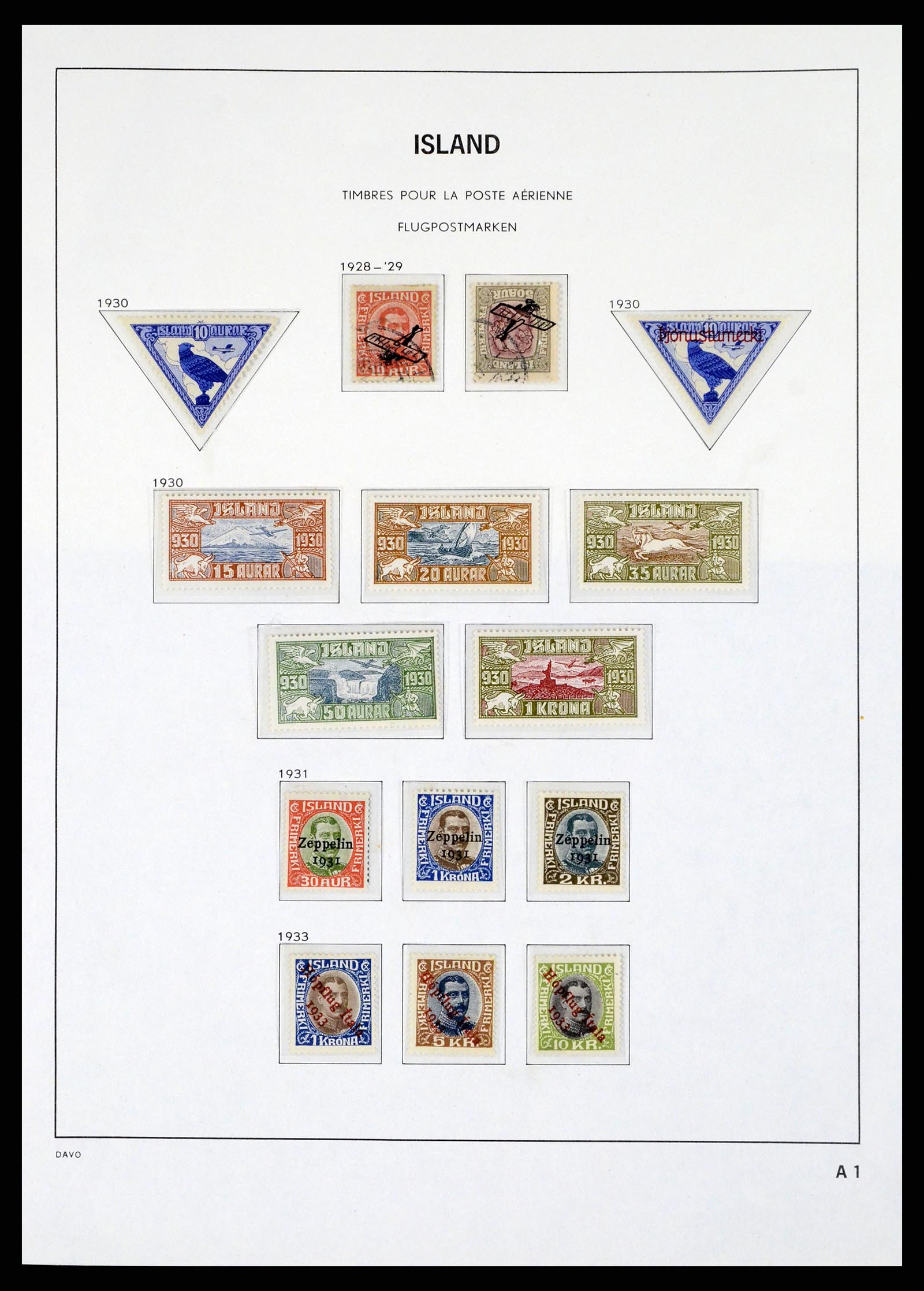 37799 001 - Stamp Collection 37799 Iceland 1873-2019!