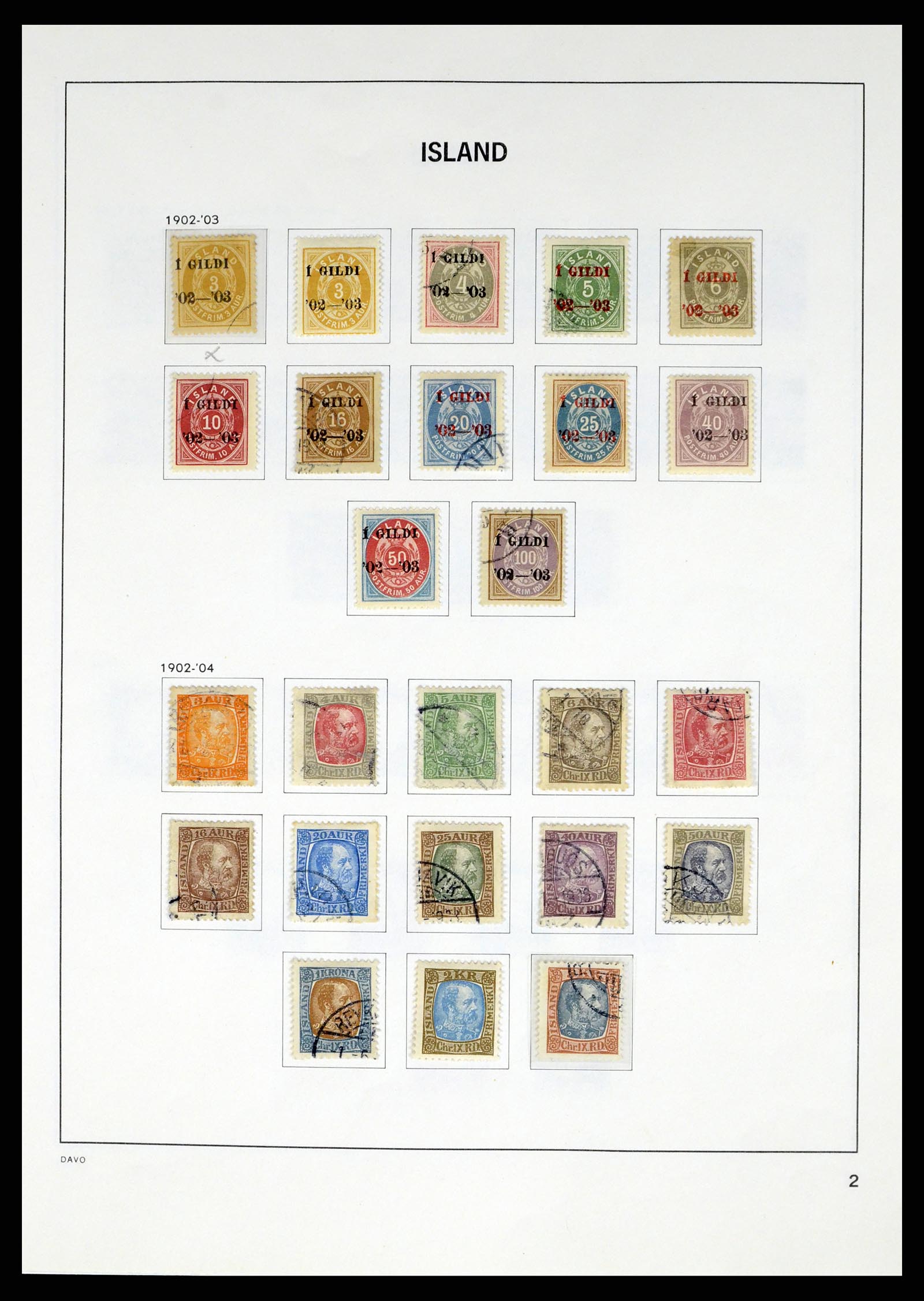 37799 003 - Stamp Collection 37799 Iceland 1873-2019!