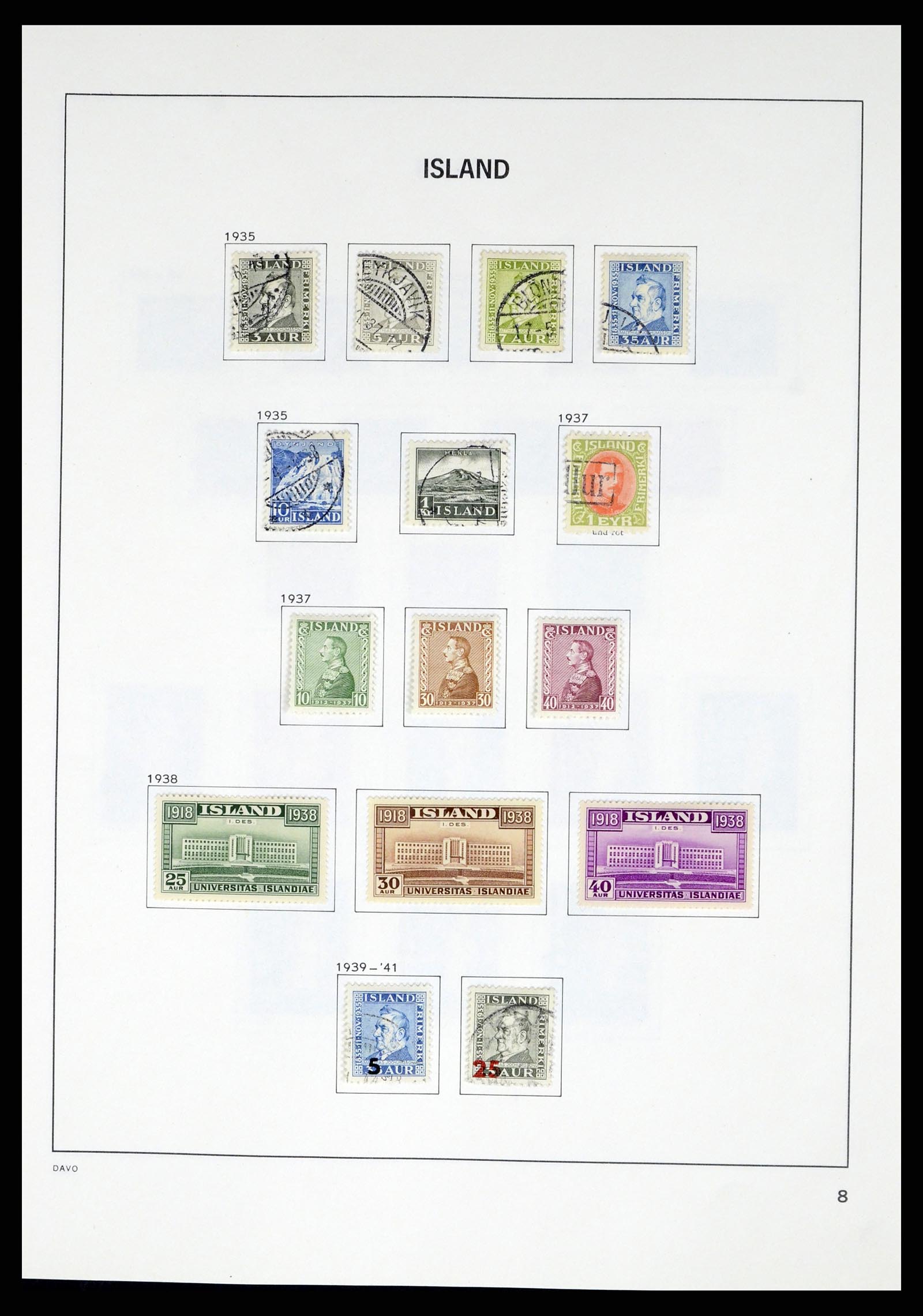 37799 009 - Stamp Collection 37799 Iceland 1873-2019!