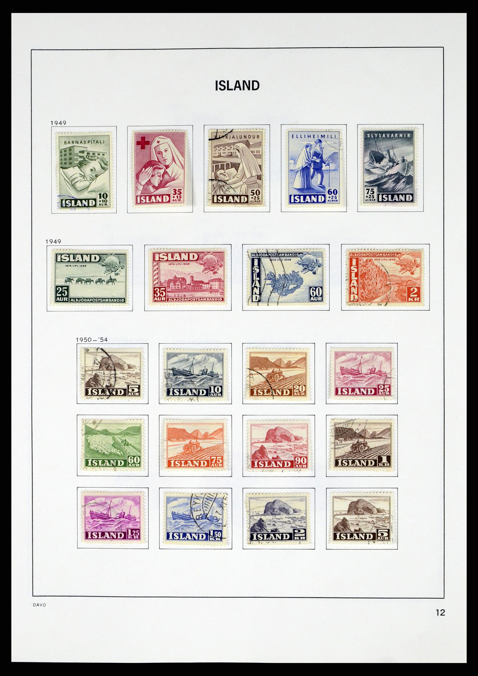 37799 013 - Stamp Collection 37799 Iceland 1873-2019!