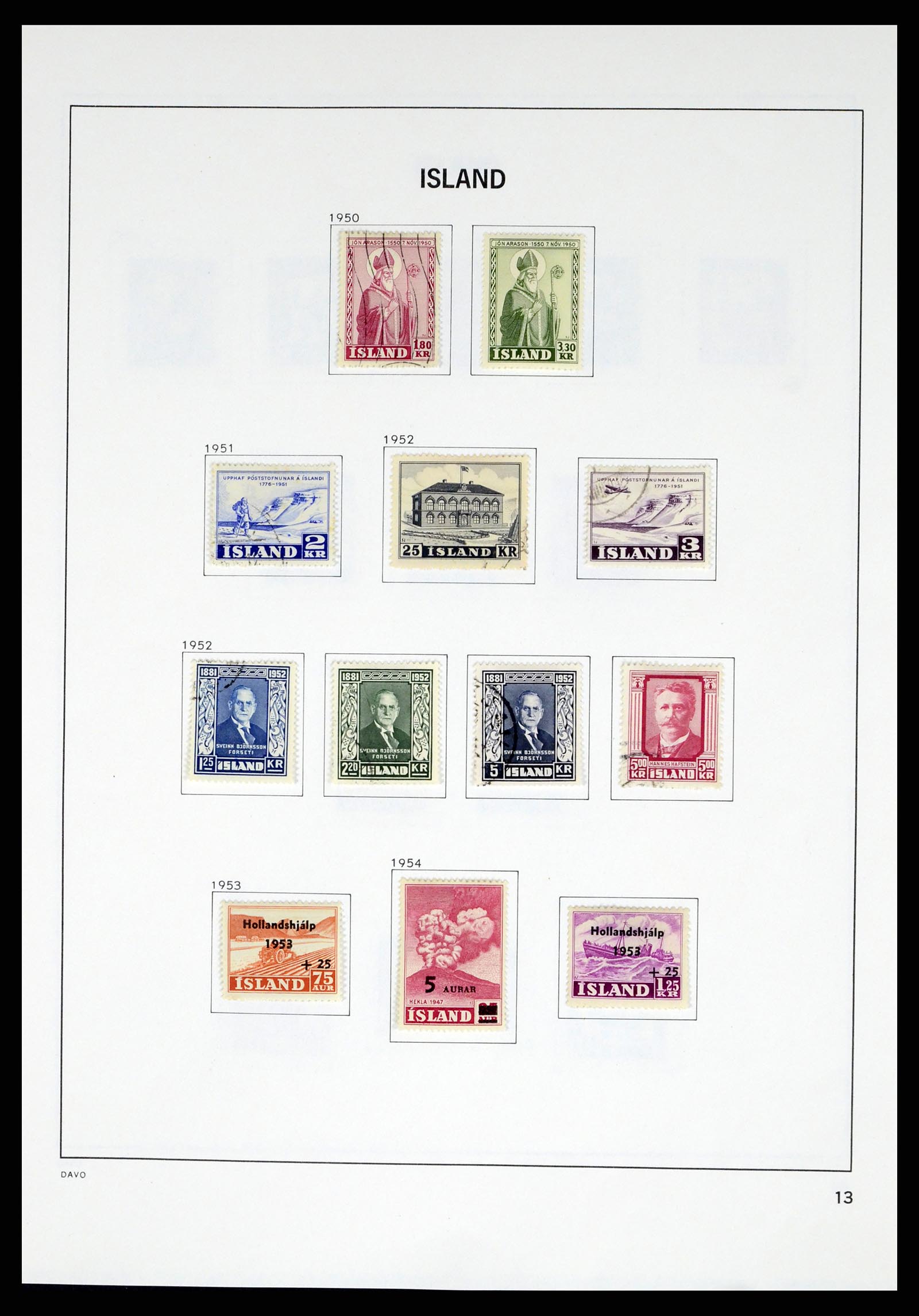 37799 014 - Stamp Collection 37799 Iceland 1873-2019!