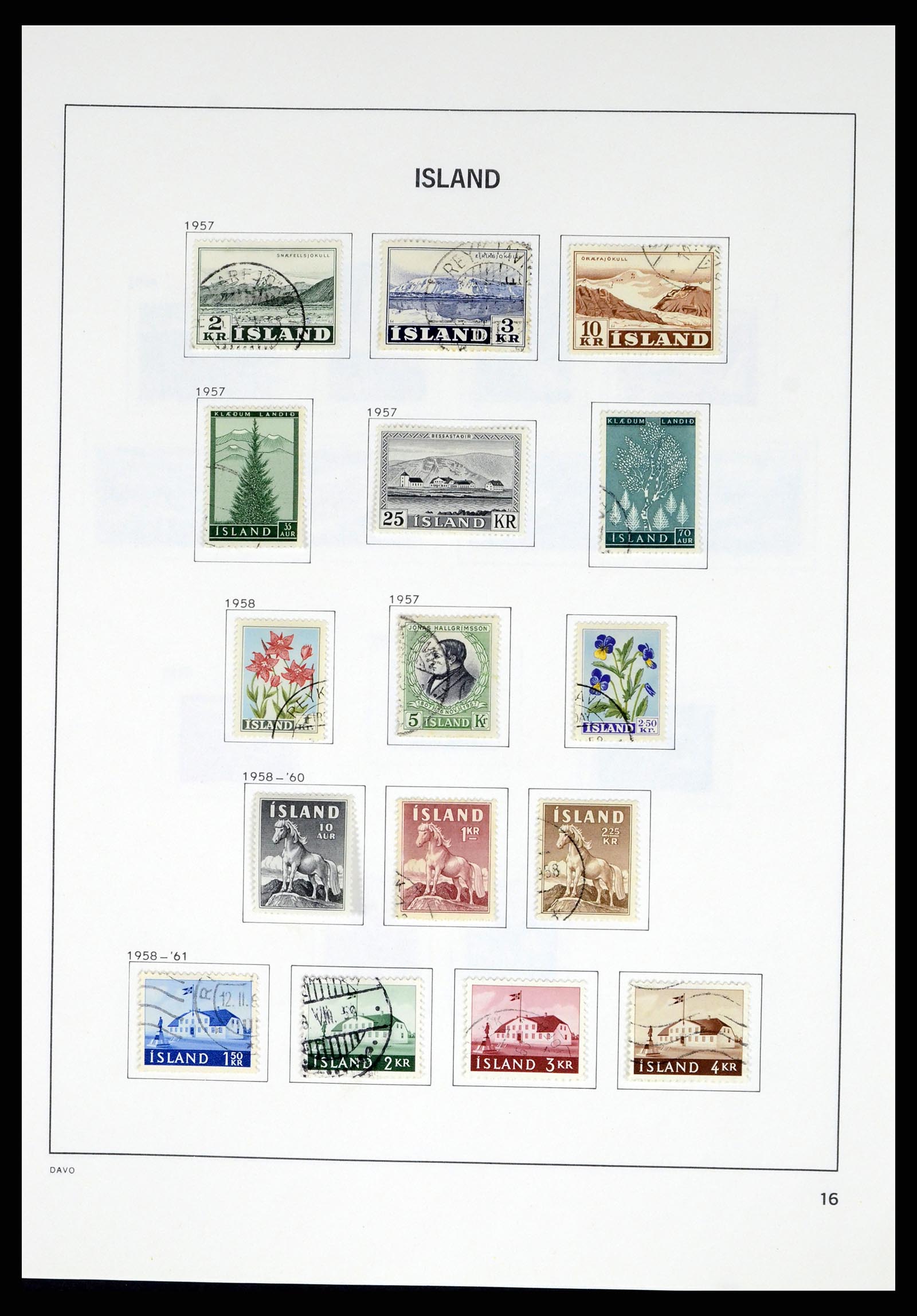 37799 016 - Stamp Collection 37799 Iceland 1873-2019!