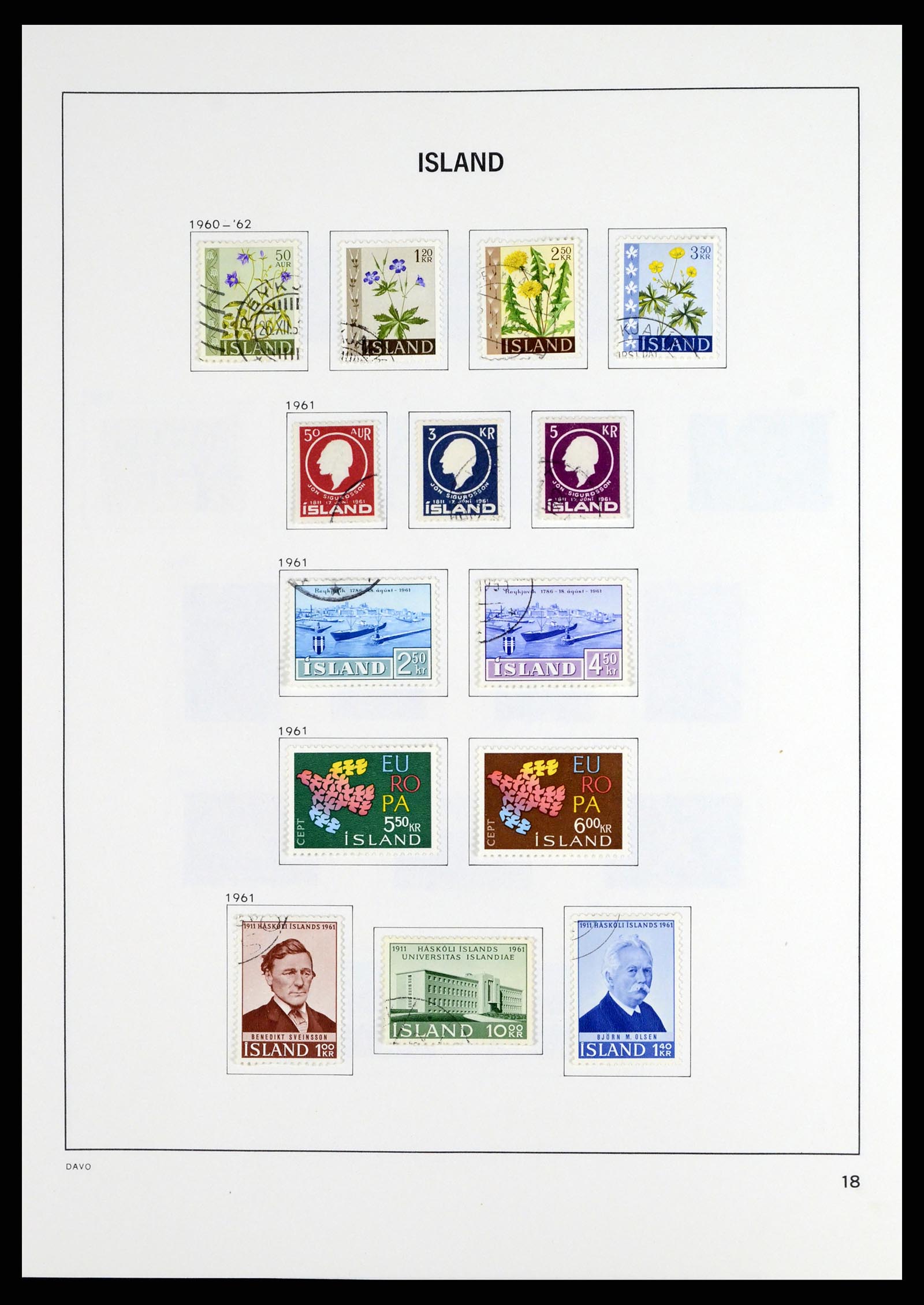 37799 019 - Stamp Collection 37799 Iceland 1873-2019!