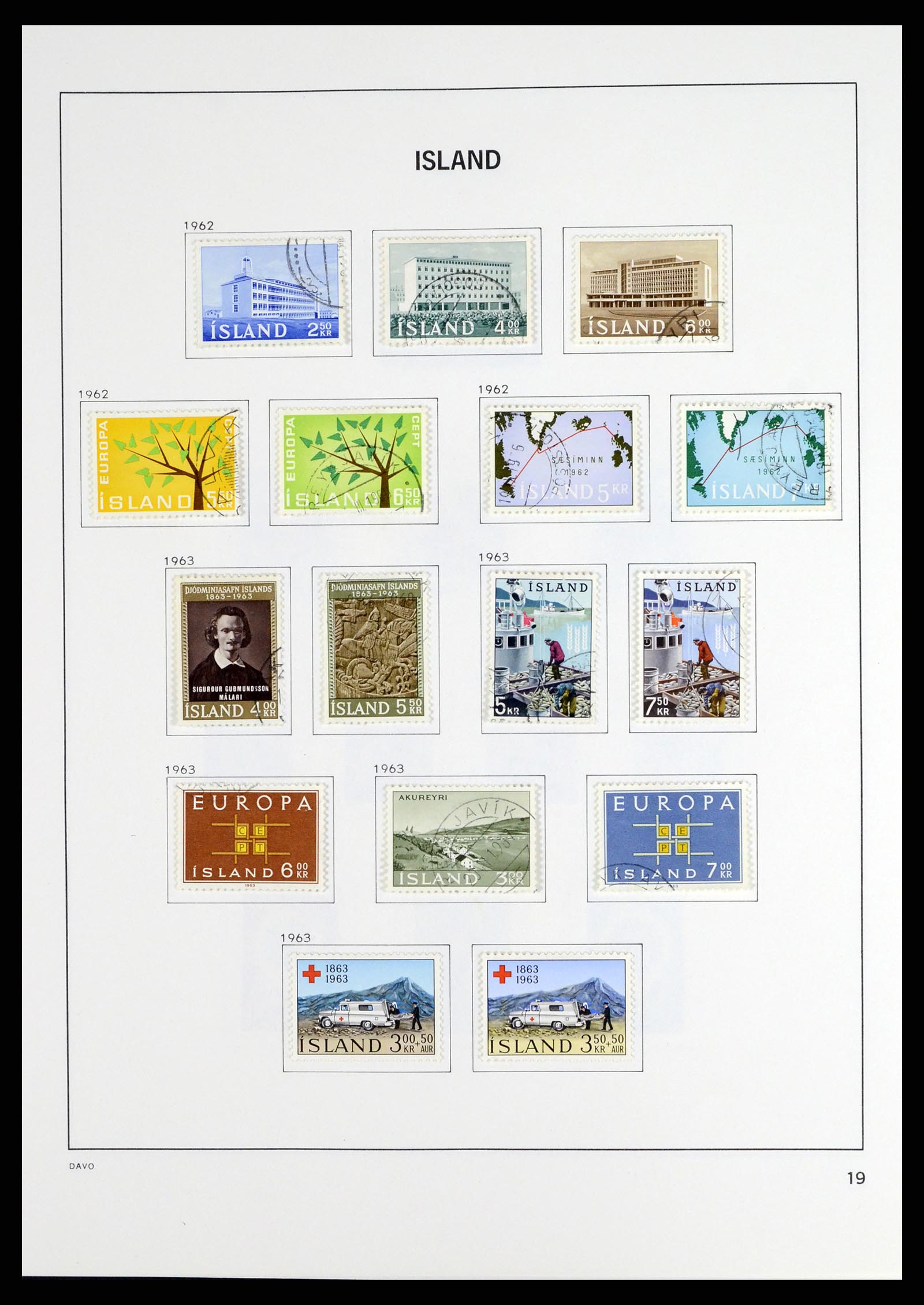 37799 020 - Stamp Collection 37799 Iceland 1873-2019!