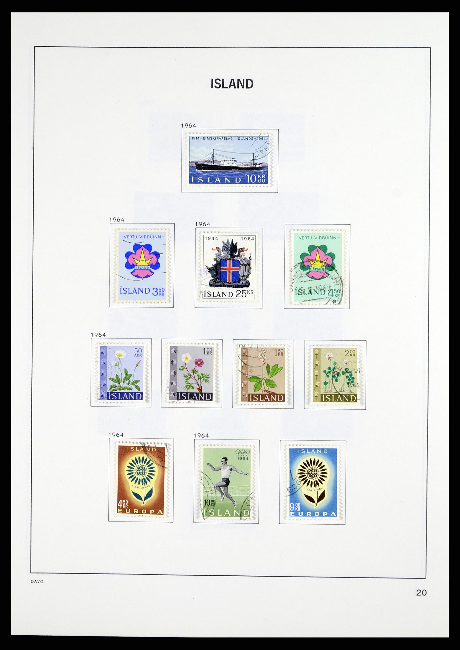 37799 021 - Postzegelverzameling 37799 IJsland 1873-2019!